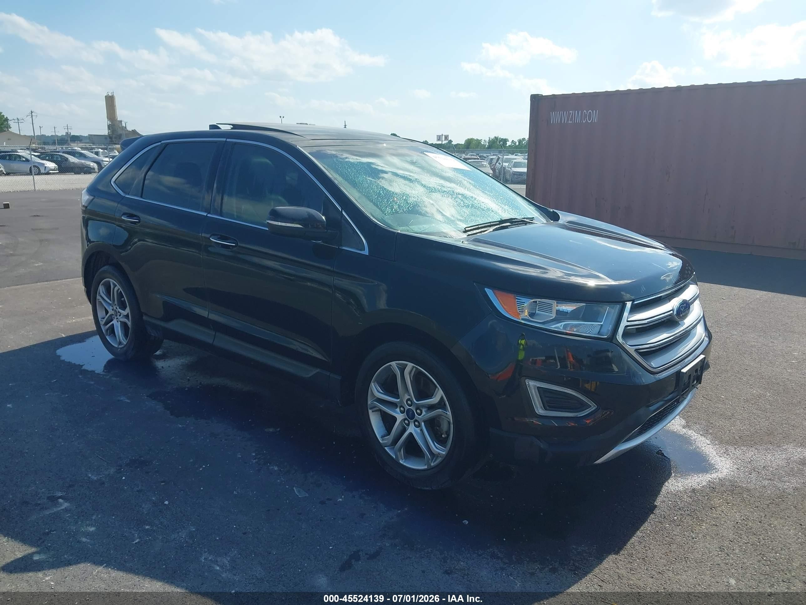 2016 Ford Edge Titanium, VIN 2FMPK4K96GBB21325 — Normal wear