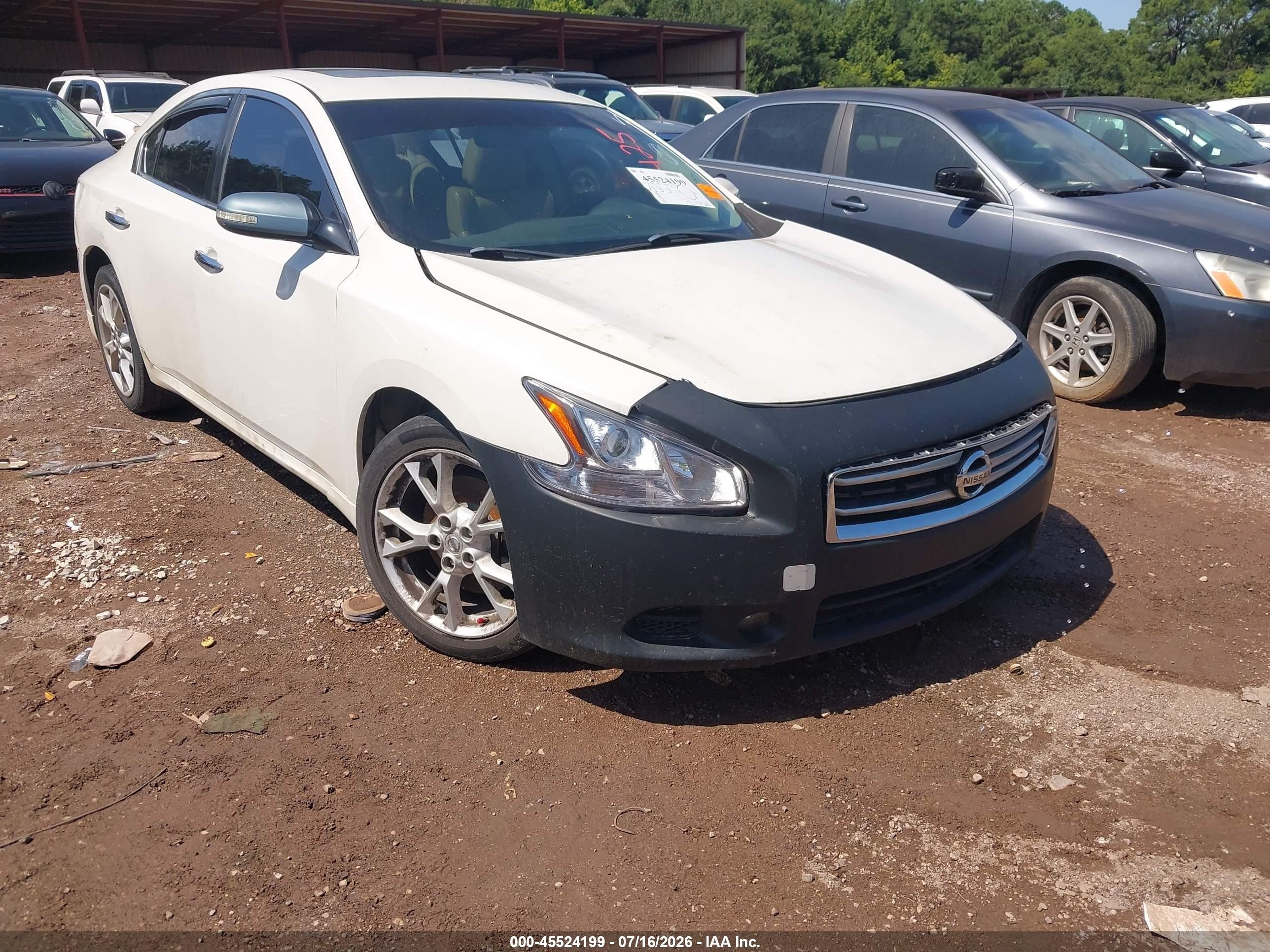 2012 Nissan Maxima SV, VIN 1N4AA5AP5CC811425 — Обычный износ