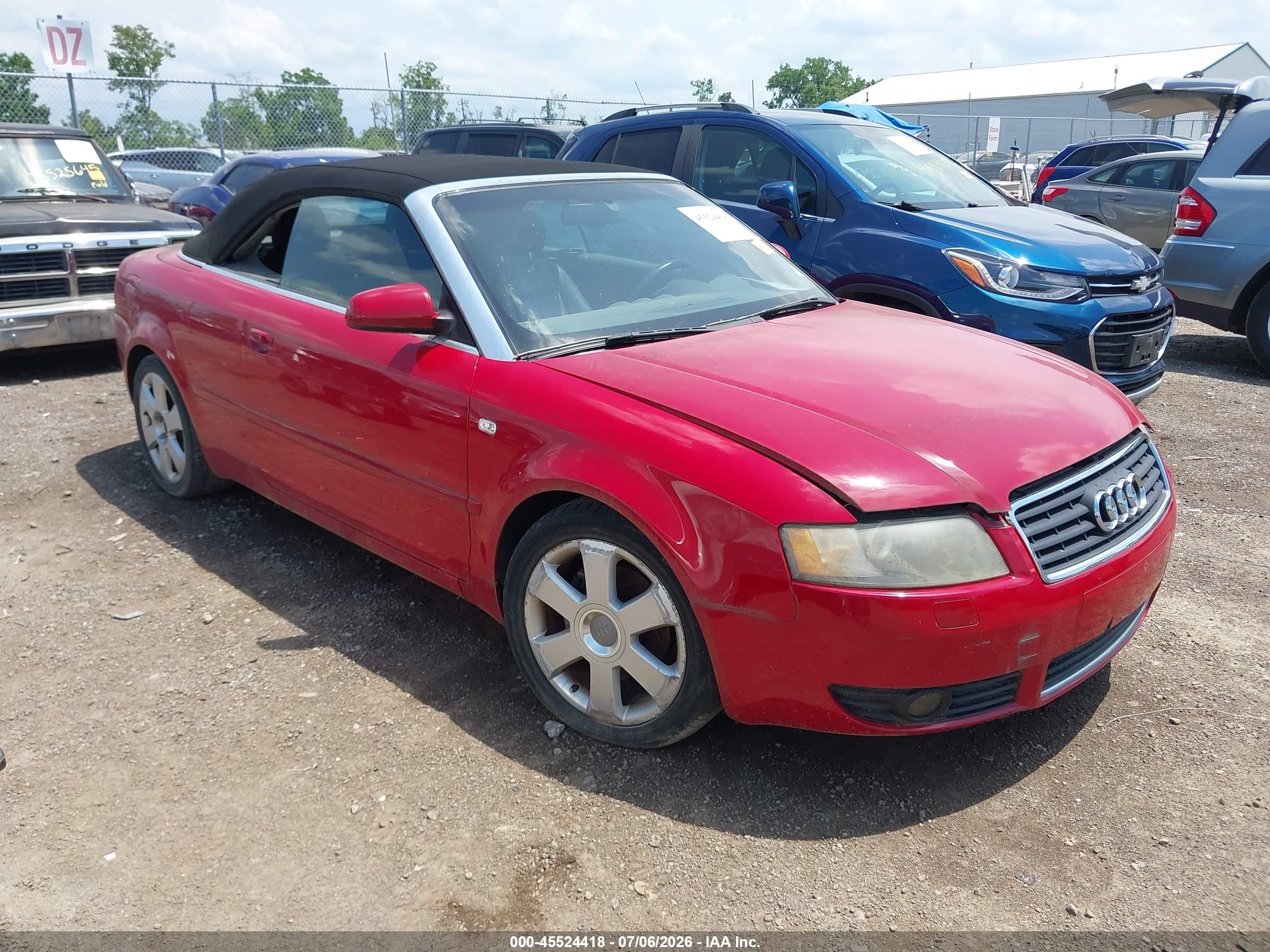 2004 Audi A4 1.8T, VIN WAUAC48H04K010211 — Normal wear
