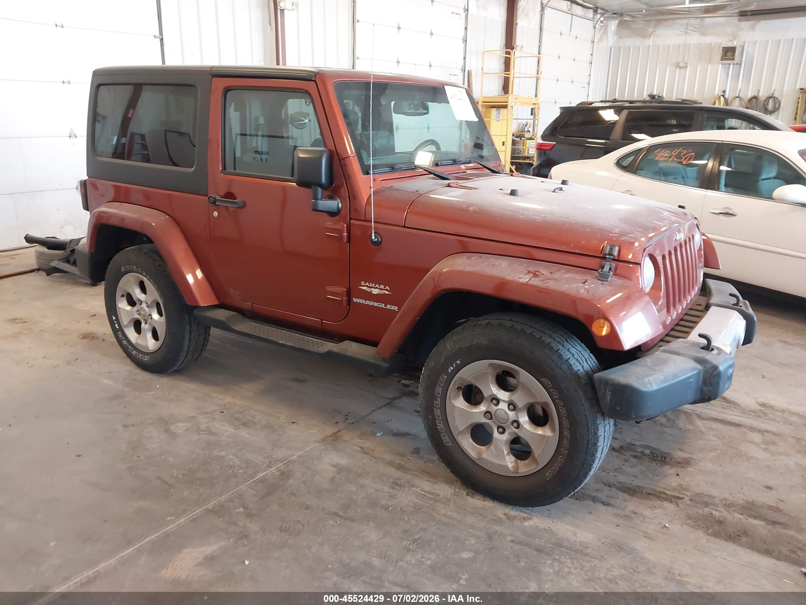 2014 Jeep Wrangler Sahara, VIN 1C4AJWBG9EL248168 — Mechanical