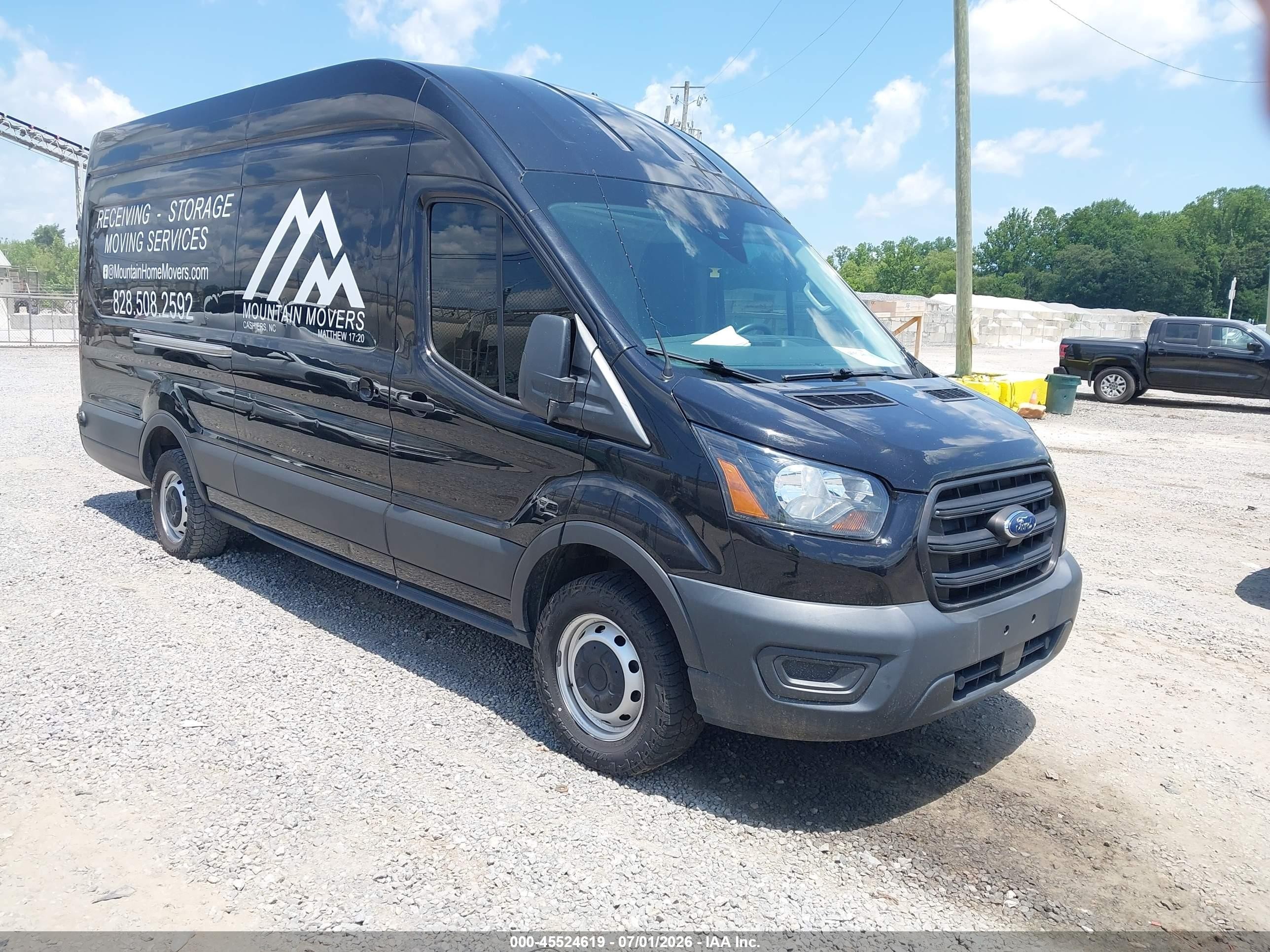 2020 Ford Transit Cargo, VIN 1FTBR3X84LKB39889 — Rear end