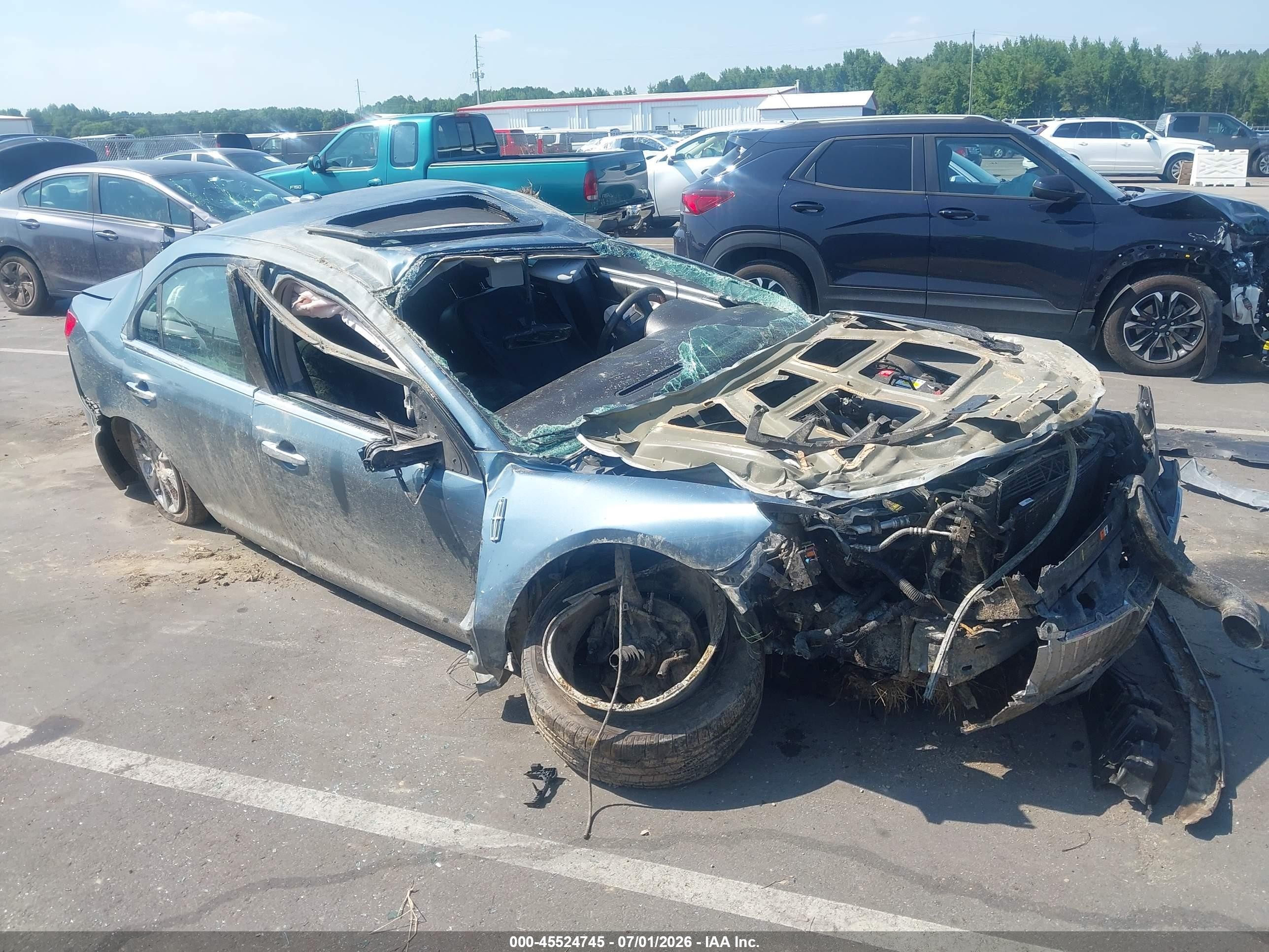 2011 Lincoln MKZ, VIN 3LNHL2JC3BR767046 — Rollover
