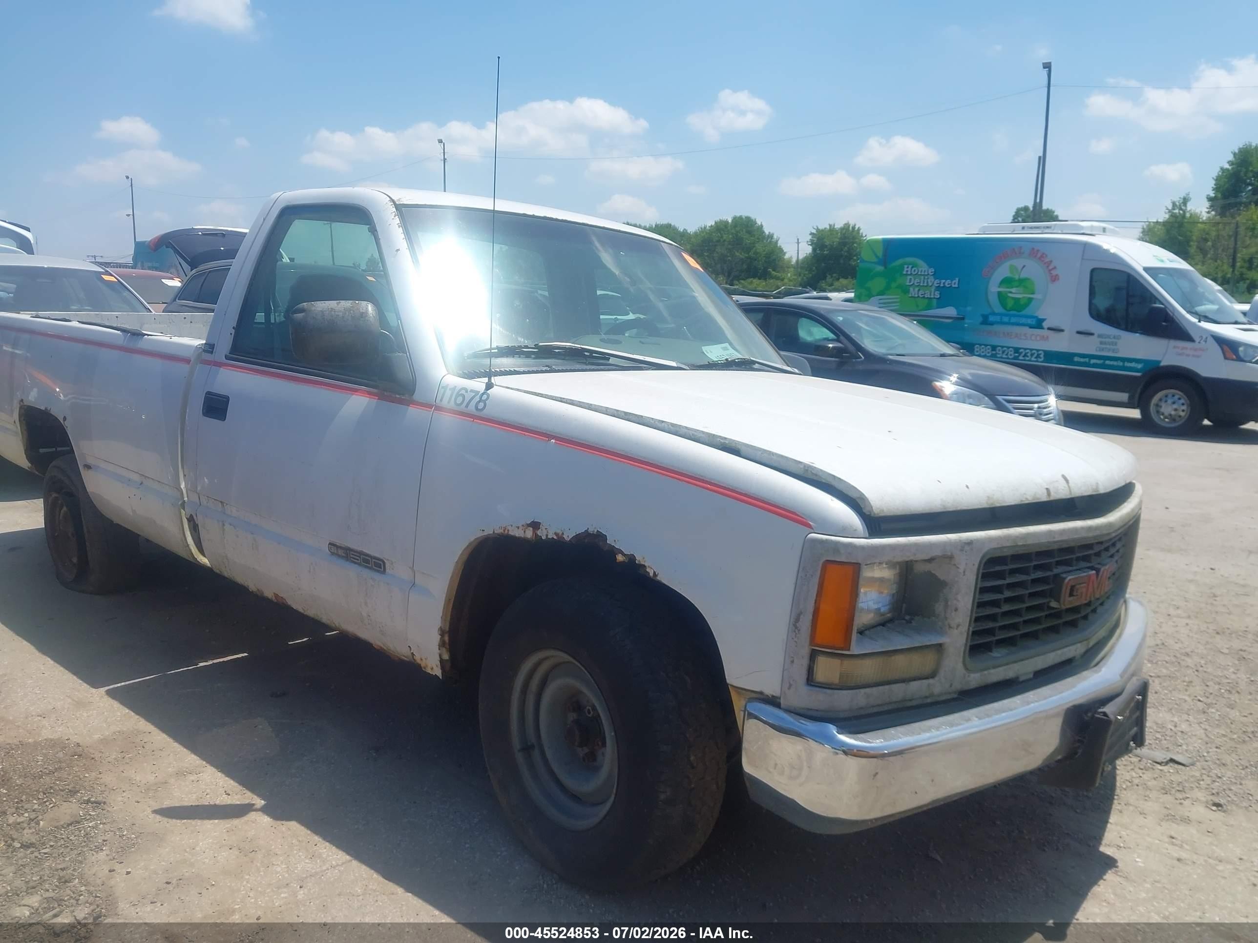 1996 GMC Sierra 1500, VIN 1GTEC14W7TZ520536 — Not stated