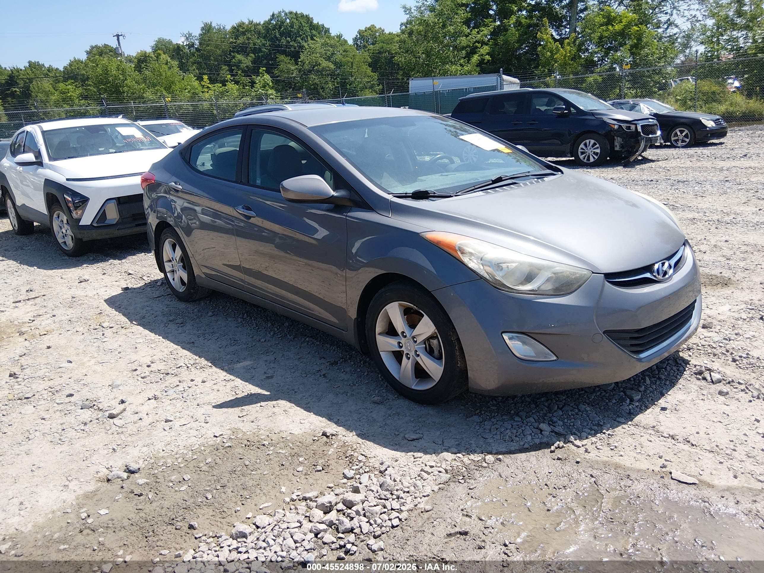 2013 Hyundai Elantra GLS, VIN 5NPDH4AEXDH301749 — Water / flood