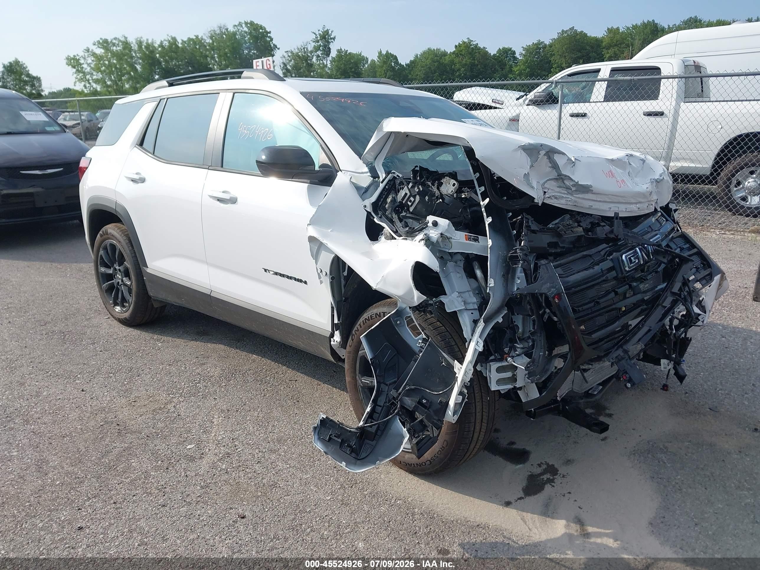 2026 GMC Terrain AWD Elevation, VIN 3GKALUEG1TL459154 — Front end