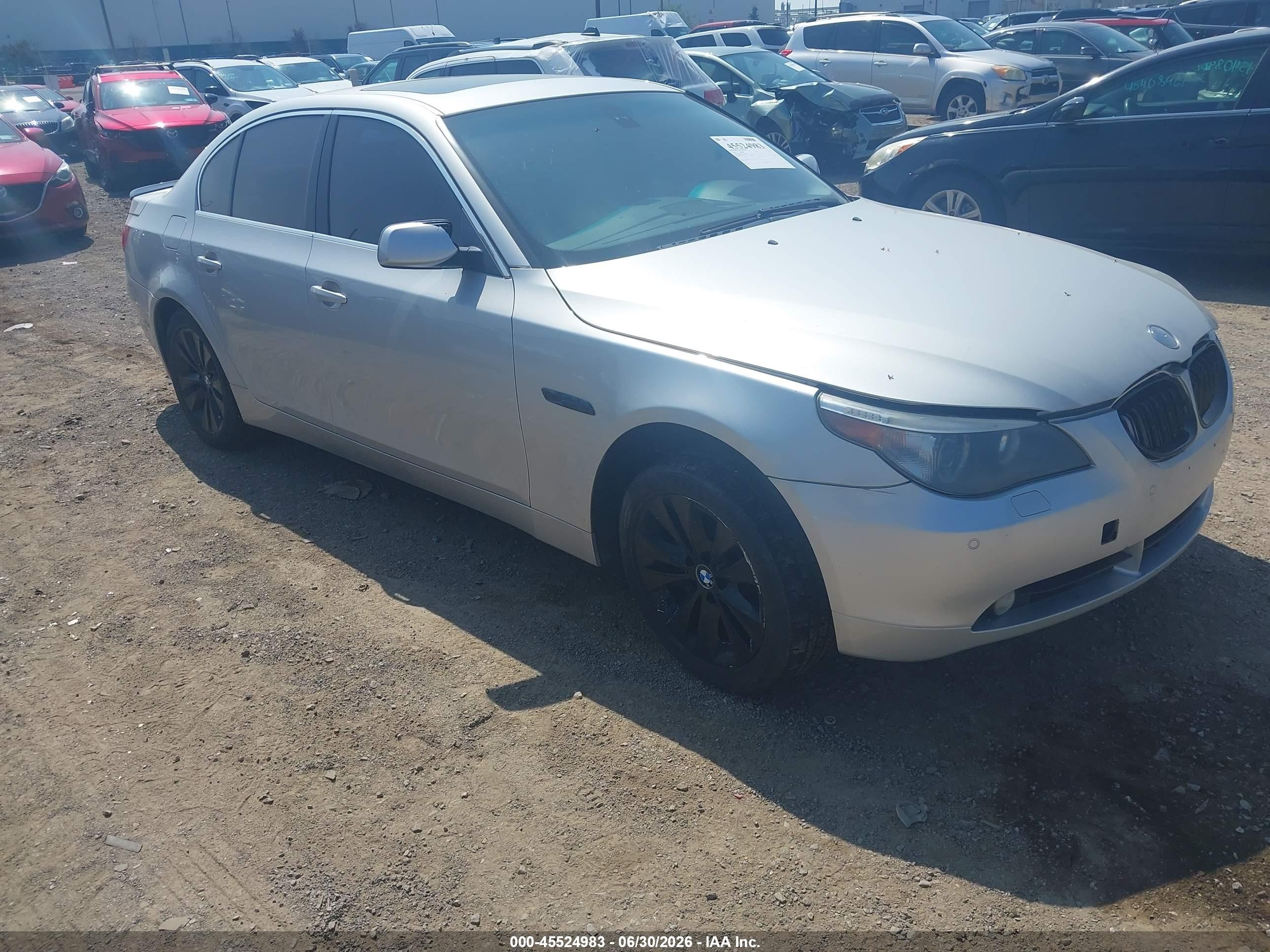 2007 BMW 5 Series 550i, VIN WBANB53557CP06083 — Stripped