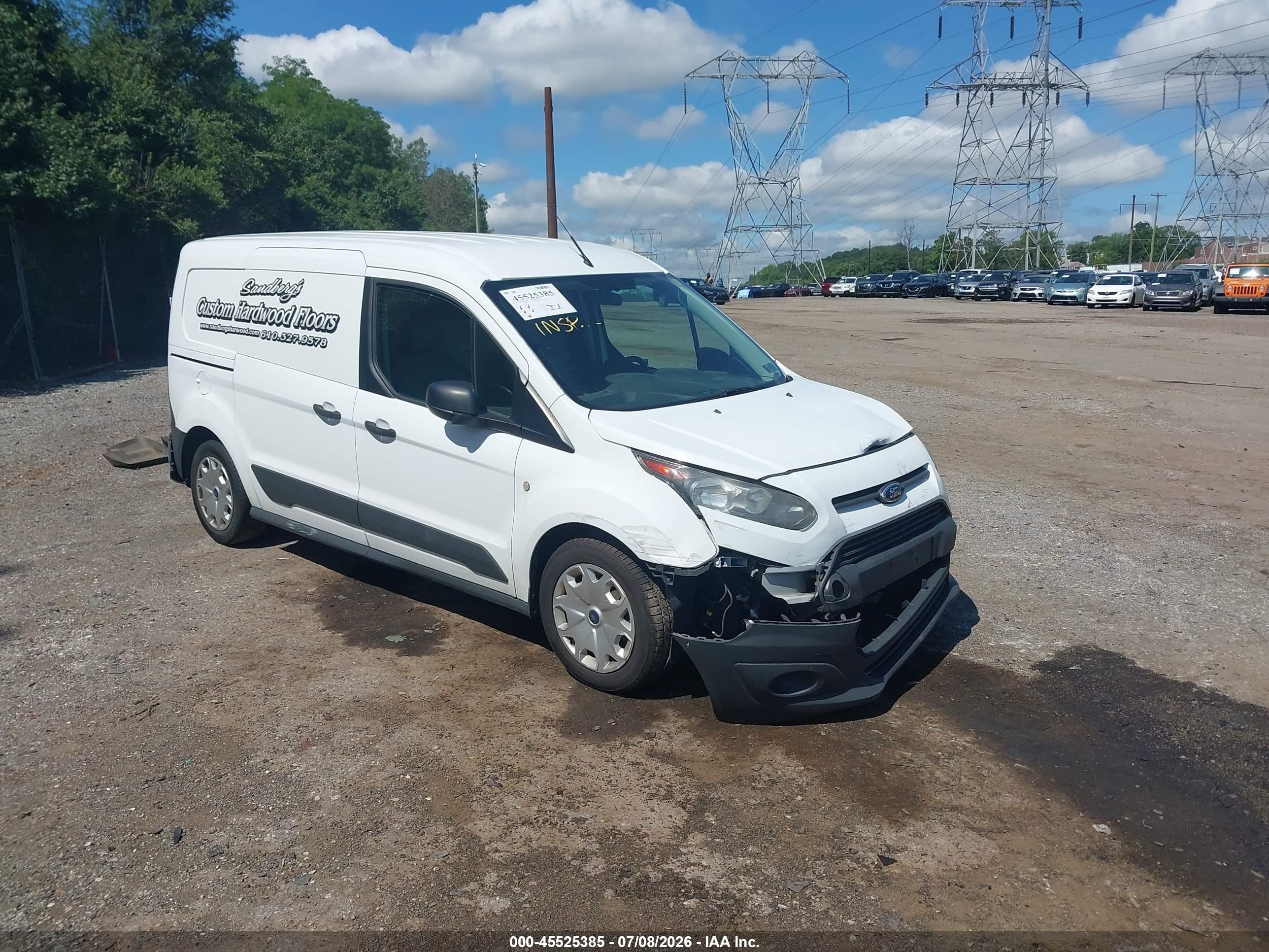 2015 Ford Transit Connect XL, VIN NM0LS7E70F1219370 — Rear end