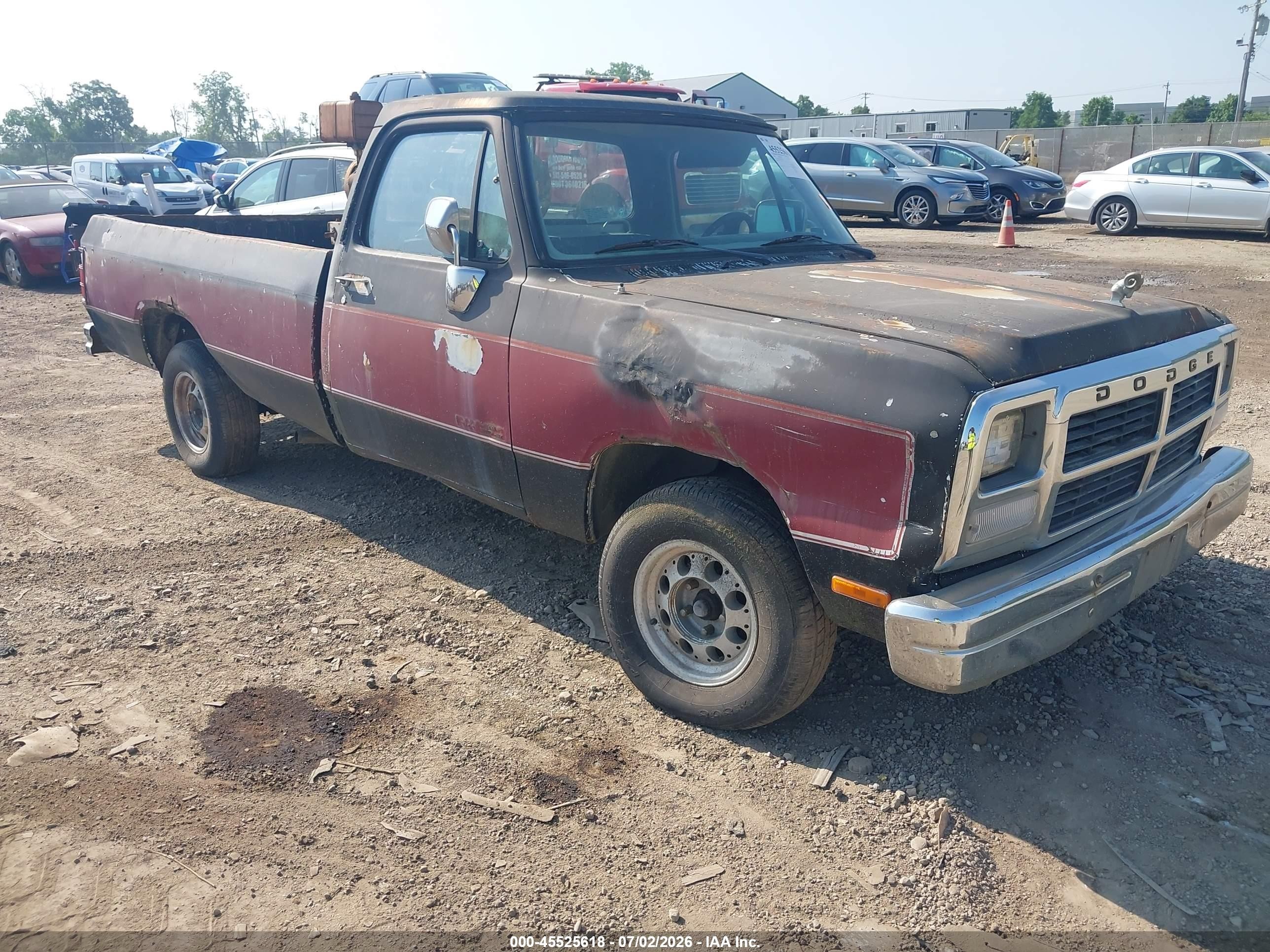 1991 Dodge D Series, VIN 1B7HE16Y8MS355340 — Normal wear