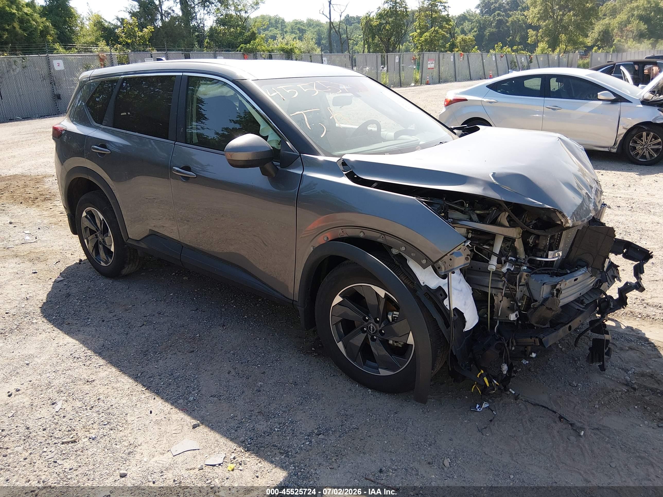 2025 Nissan Rogue SV, VIN 5N1BT3BB3SC860827 — Frame damage