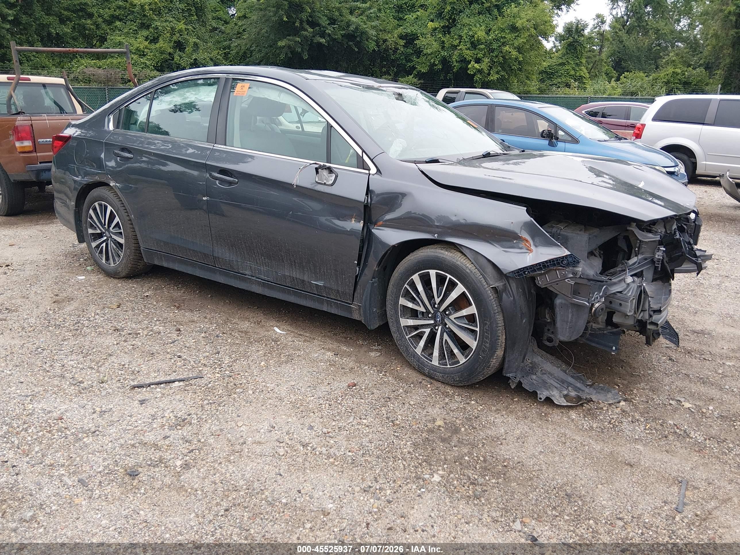 2018 Subaru Legacy Premium, VIN 4S3BNAF61J3040230 — Biohazard / chemical