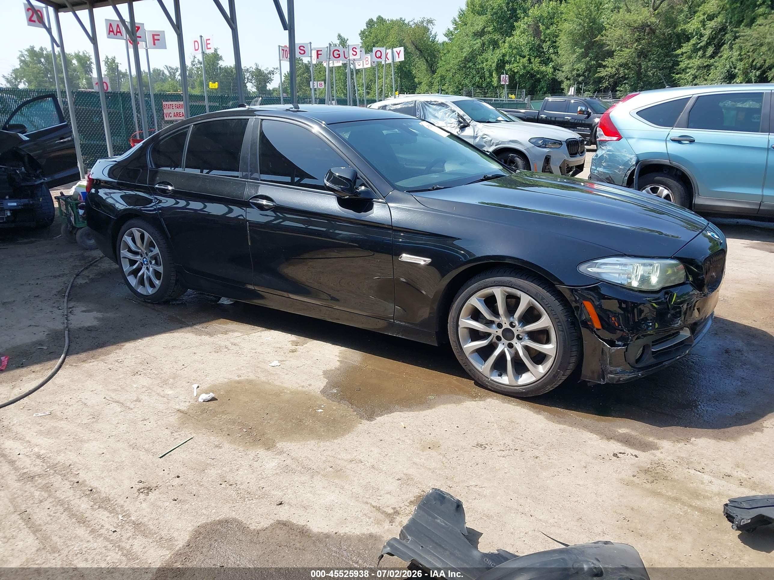 2016 BMW 5 Series 528i xDrive, VIN WBA5A7C55GG146816 — Rear end