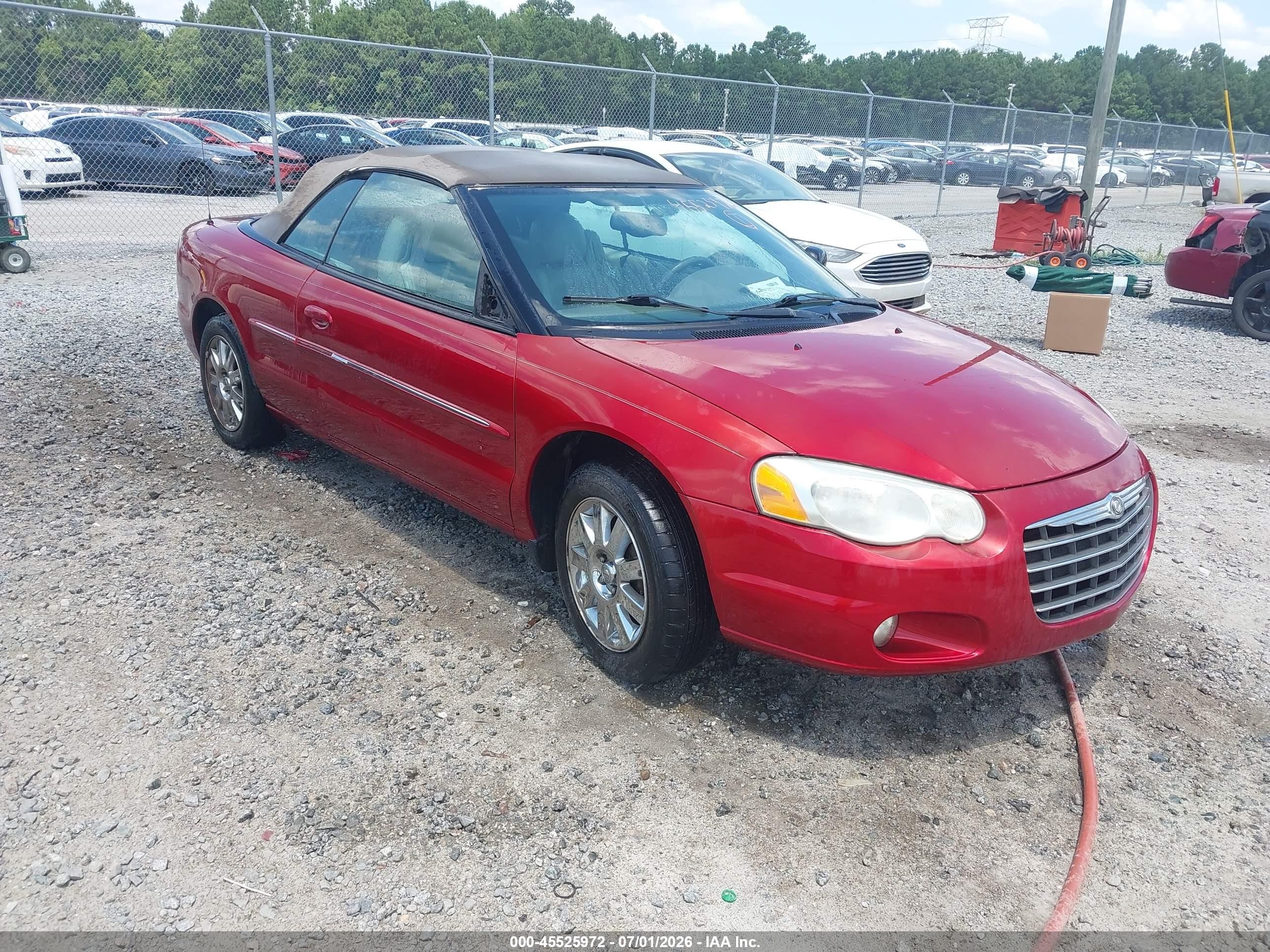 2004 Chrysler Sebring Limited, VIN 1C3EL65R84N356586 — Normal wear