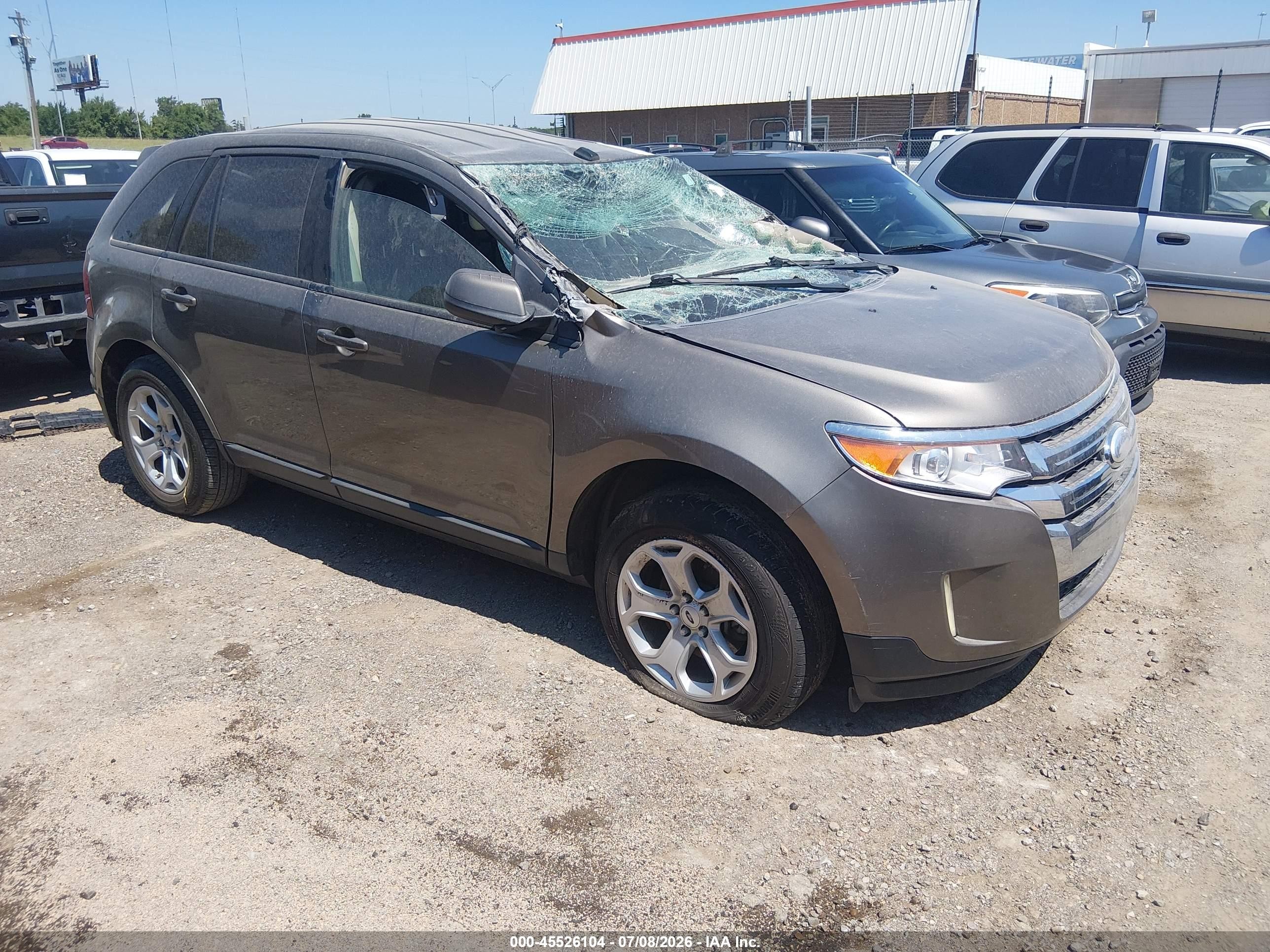 2013 Ford Edge SEL, VIN 2FMDK3JC3DBE37268 — Rollover