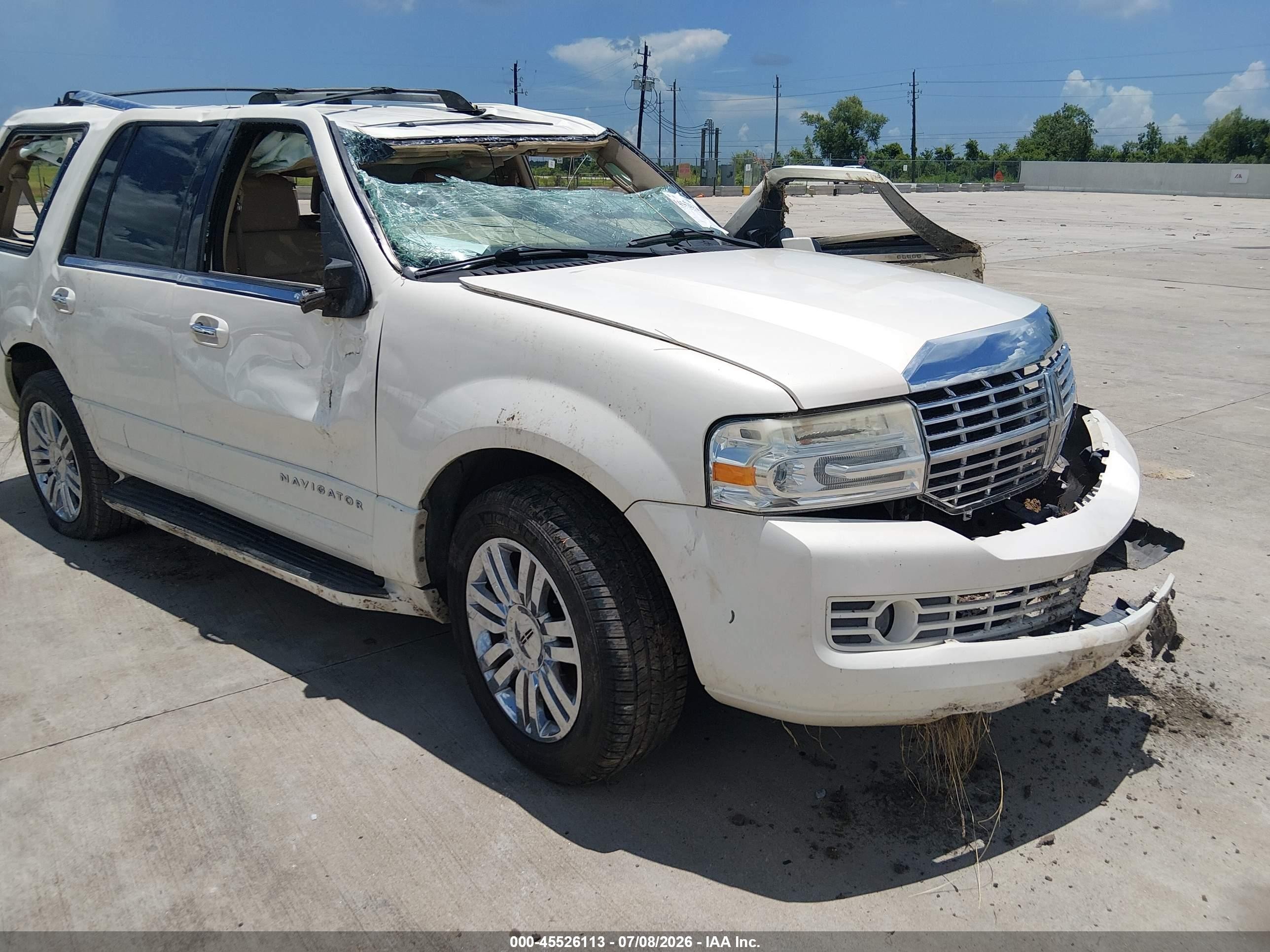 2007 Lincoln Navigator, VIN 5LMFU27507LJ16053 — Rollover