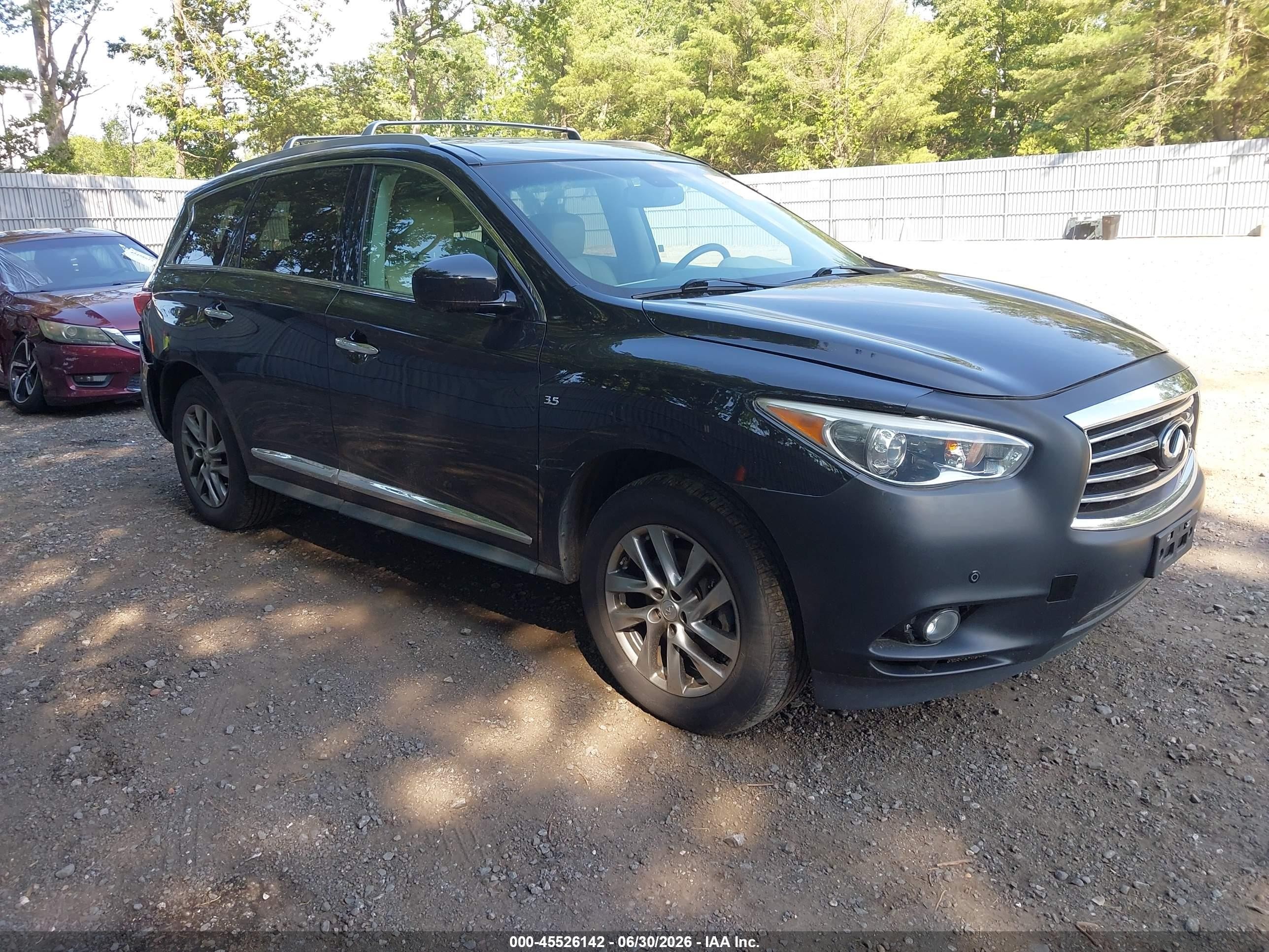 2015 Infiniti QX60, VIN 5N1AL0MM1FC537116 — Rear end