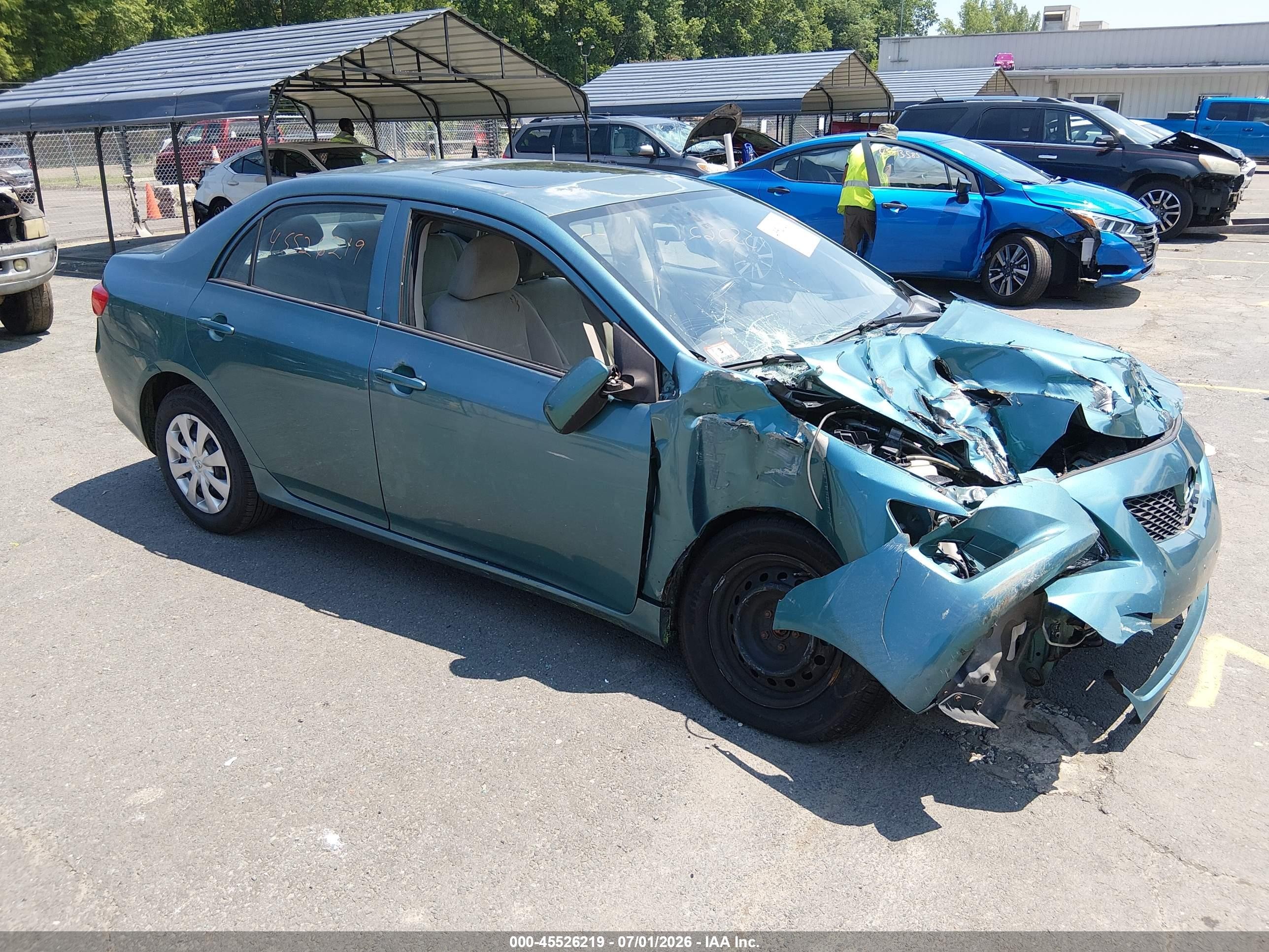 2010 Toyota Corolla S, VIN 2T1BU4EE1AC327605 — Front end