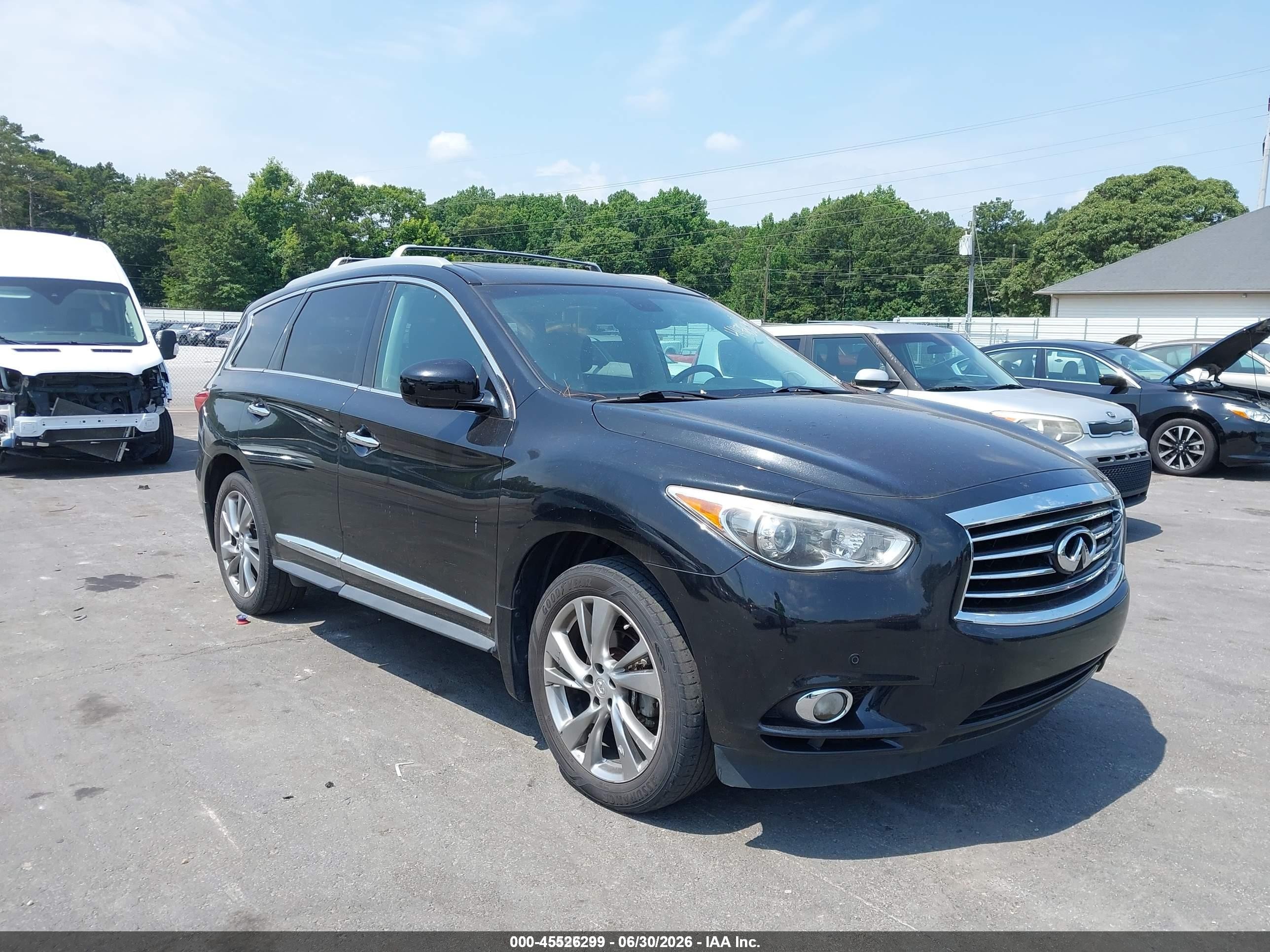 2013 Infiniti JX35, VIN 5N1AL0MN7DC352218 — Not stated