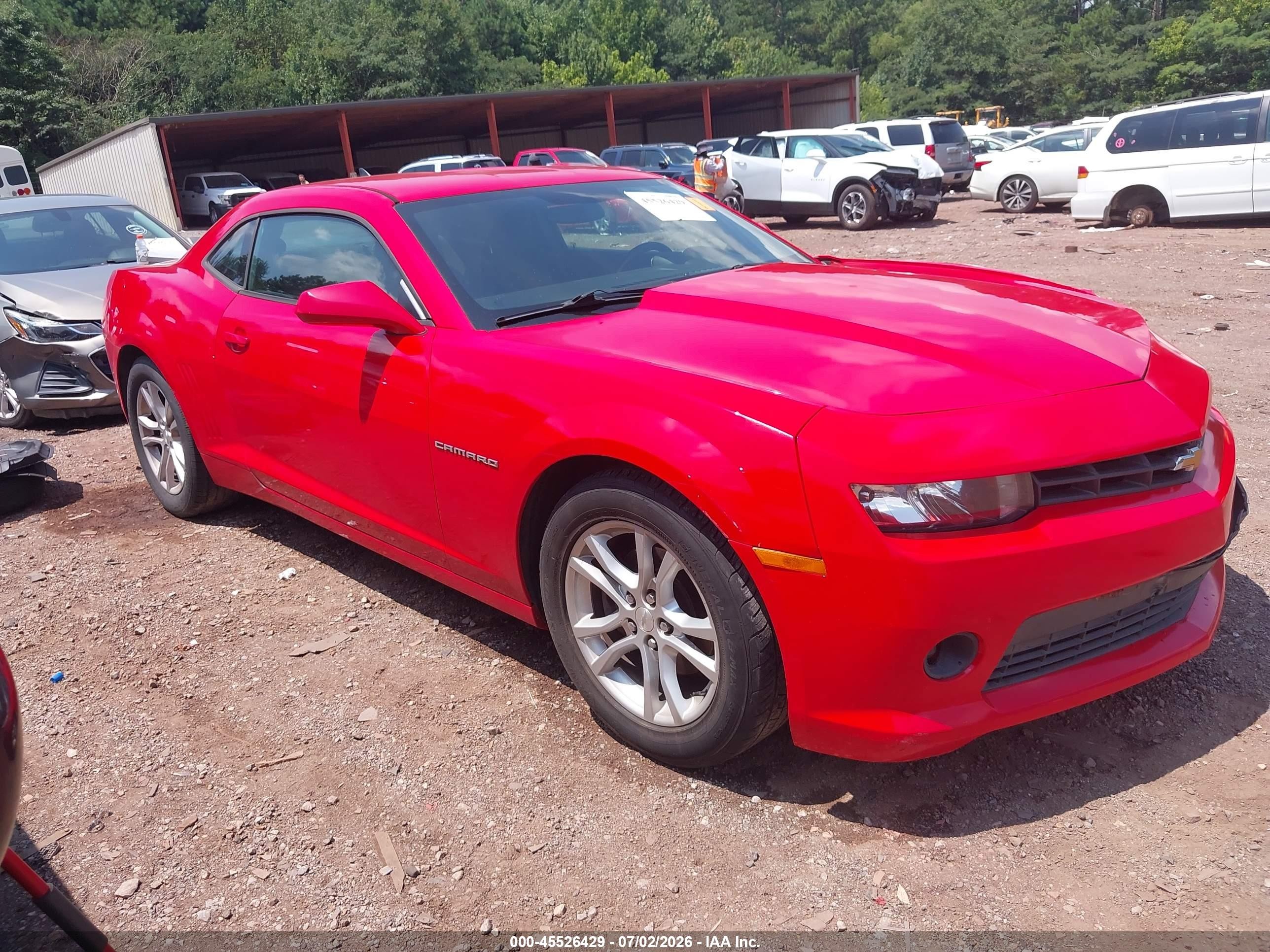 2015 Chevrolet Camaro LT, VIN 2G1FD1E38F9168533 — Front end