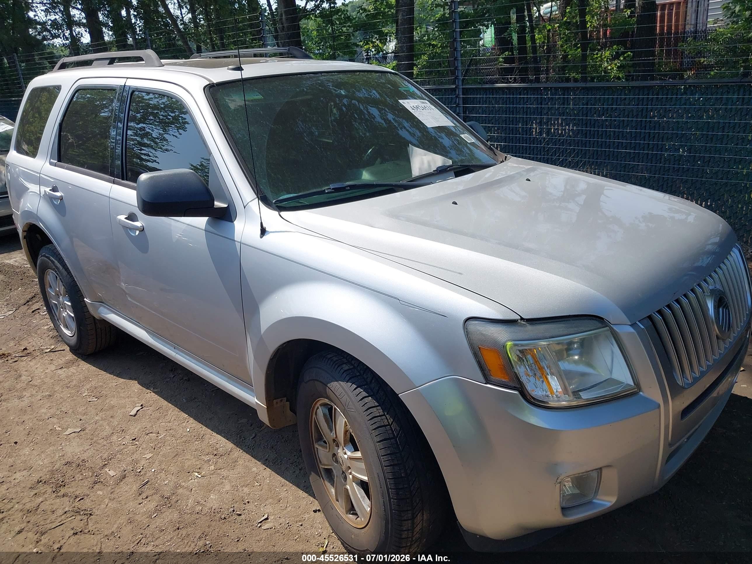 2011 Mercury Mariner, VIN 4M2CN9B73BKJ03704 — Not stated