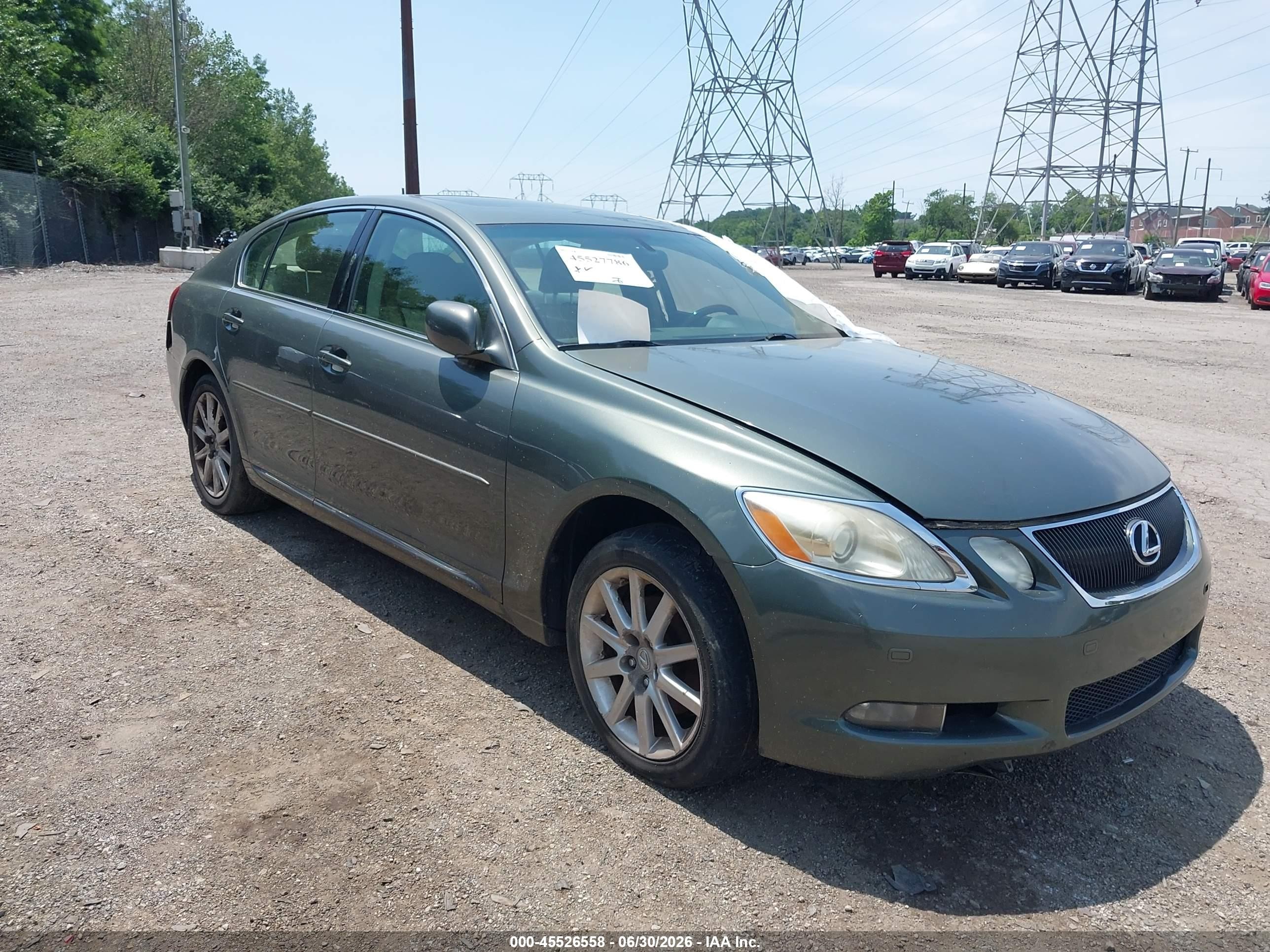 2006 Lexus GS 300, VIN JTHCH96S360019457 — Normal wear