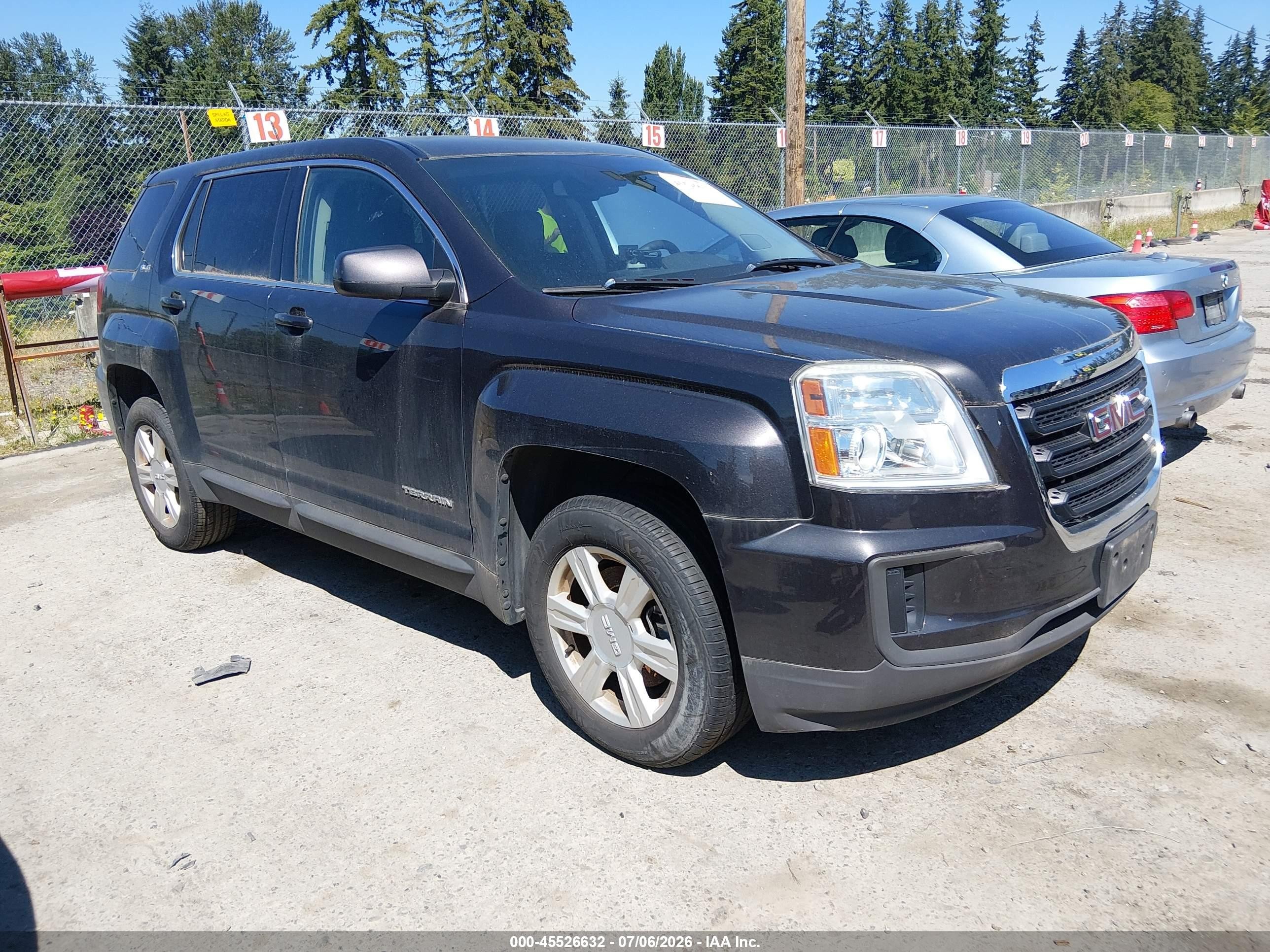 2016 GMC Terrain SLE, VIN 2GKALMEK9G6278866 — Normal wear