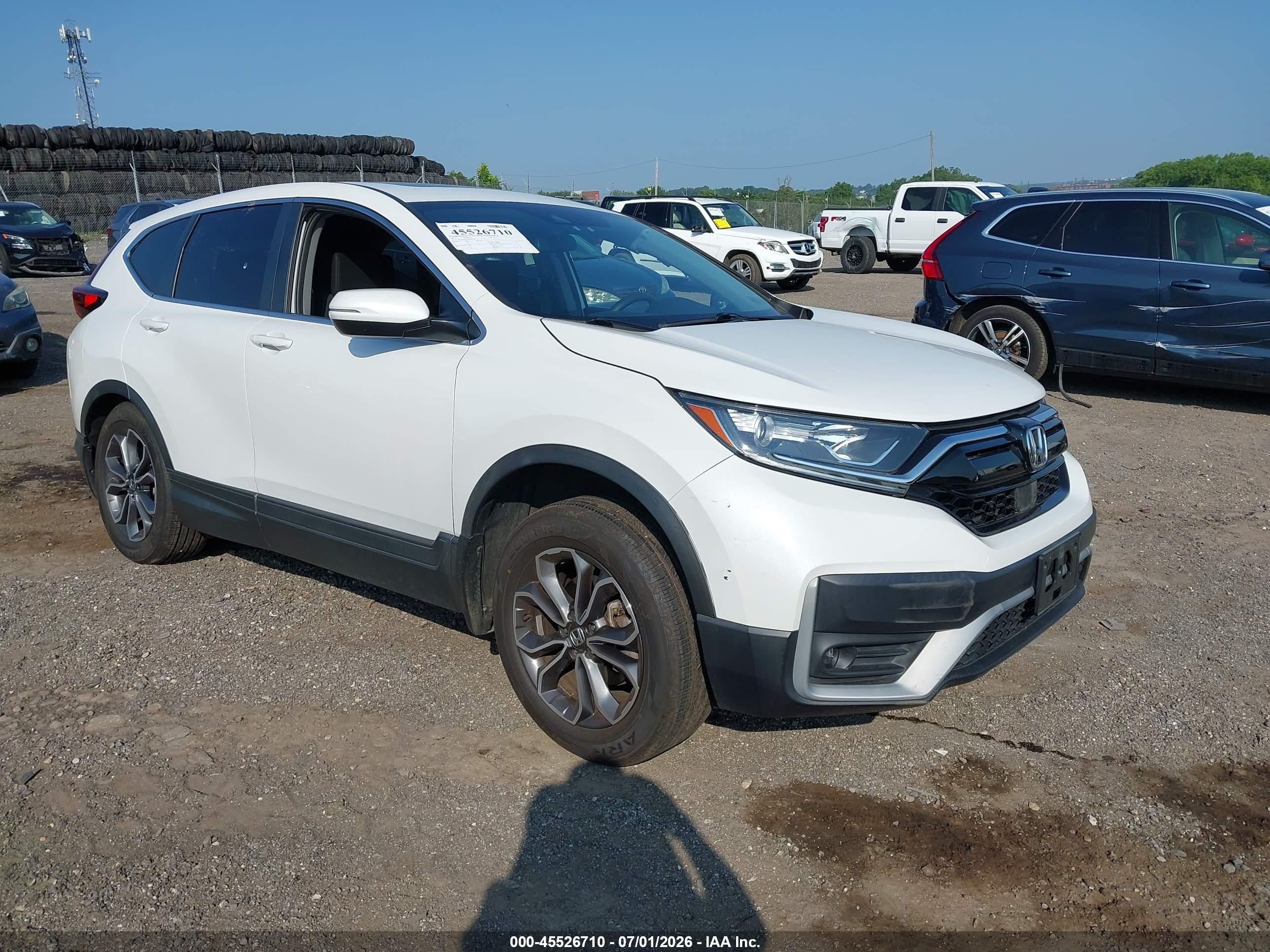 2021 Honda CR-V EX, VIN 2HKRW2H53MH661841 — Rear end