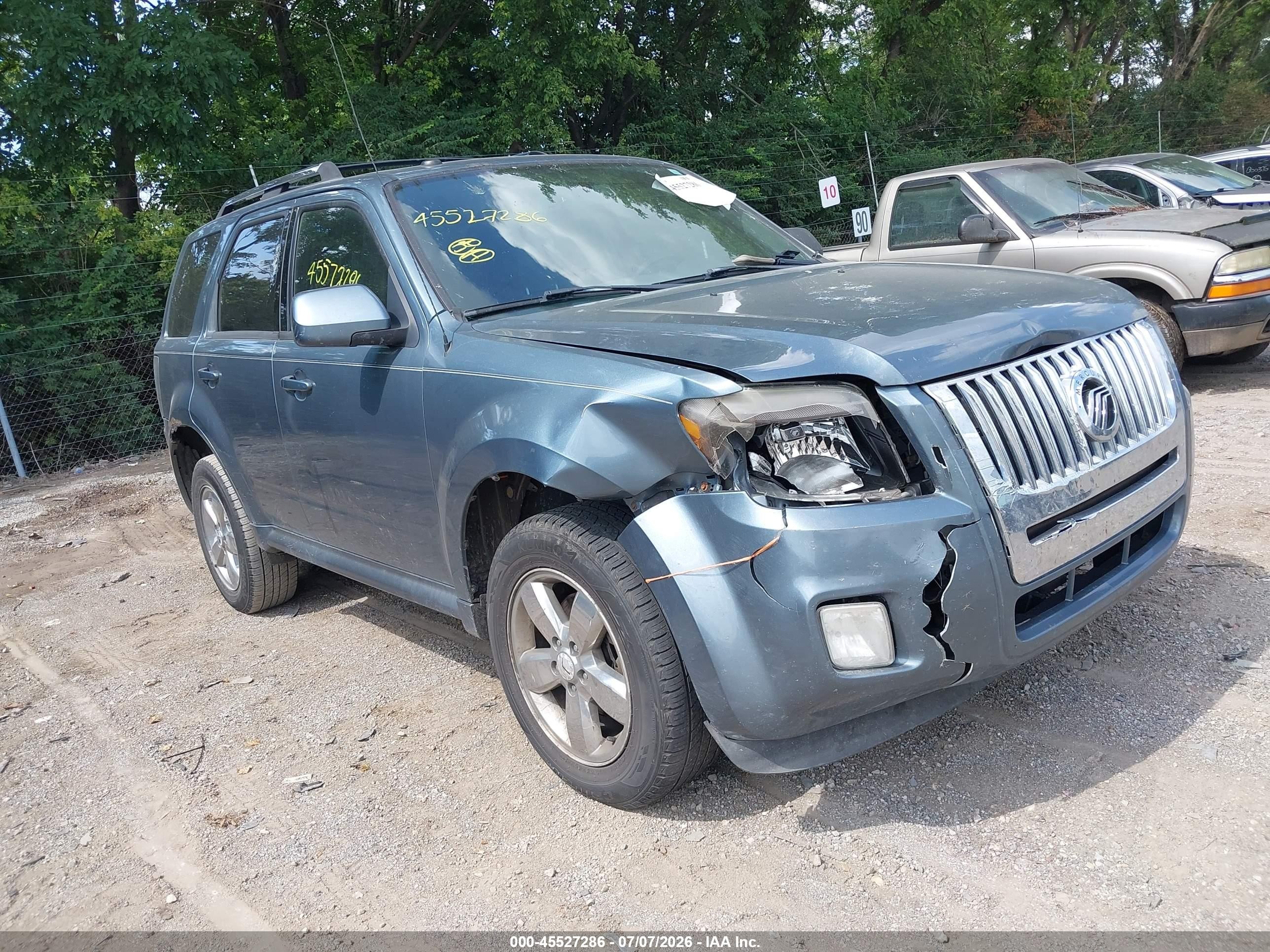 2011 Mercury Mariner Premier, VIN 4M2CN8HG4BKJ06001 — Front end