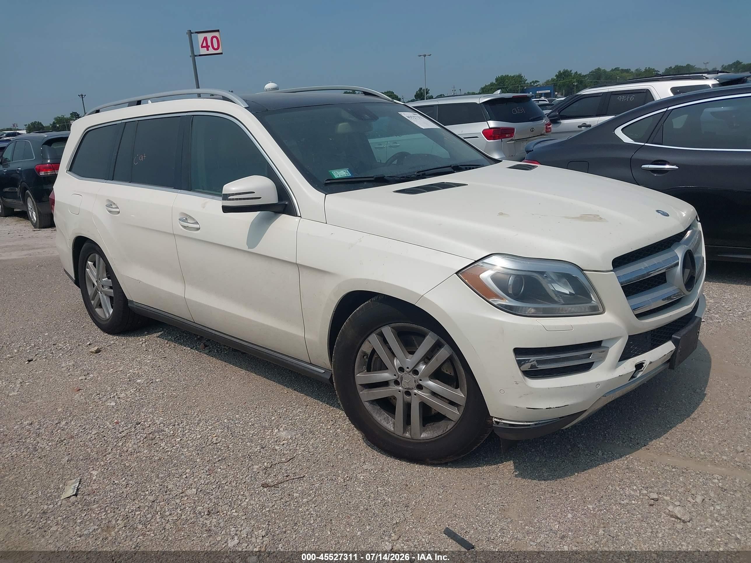 2014 Mercedes-Benz GL 450, VIN 4JGDF7CE0EA286929 — Вода / потоп