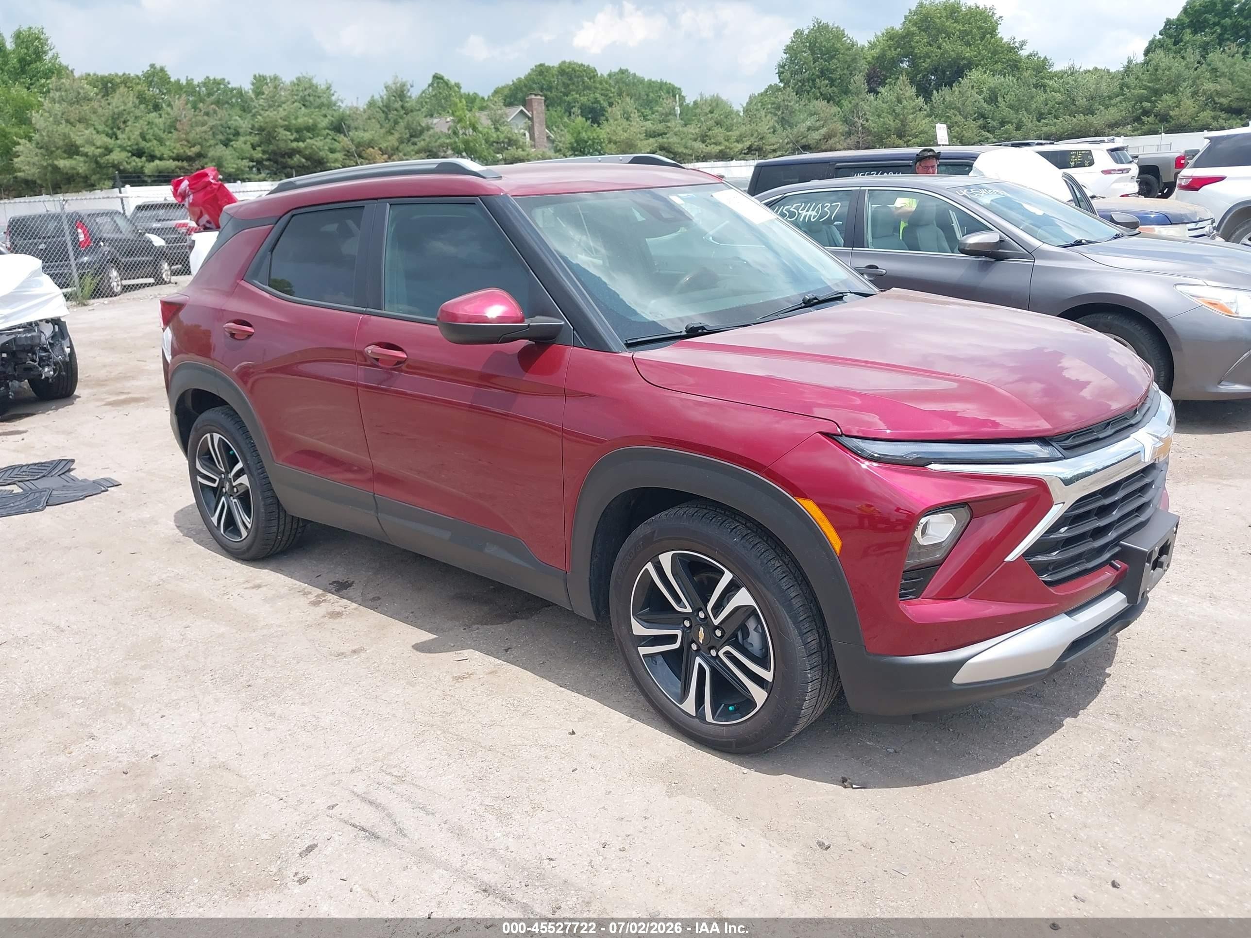 2025 Chevrolet TrailBlazer LT, VIN KL79MPSP8SB033900 — Water / flood