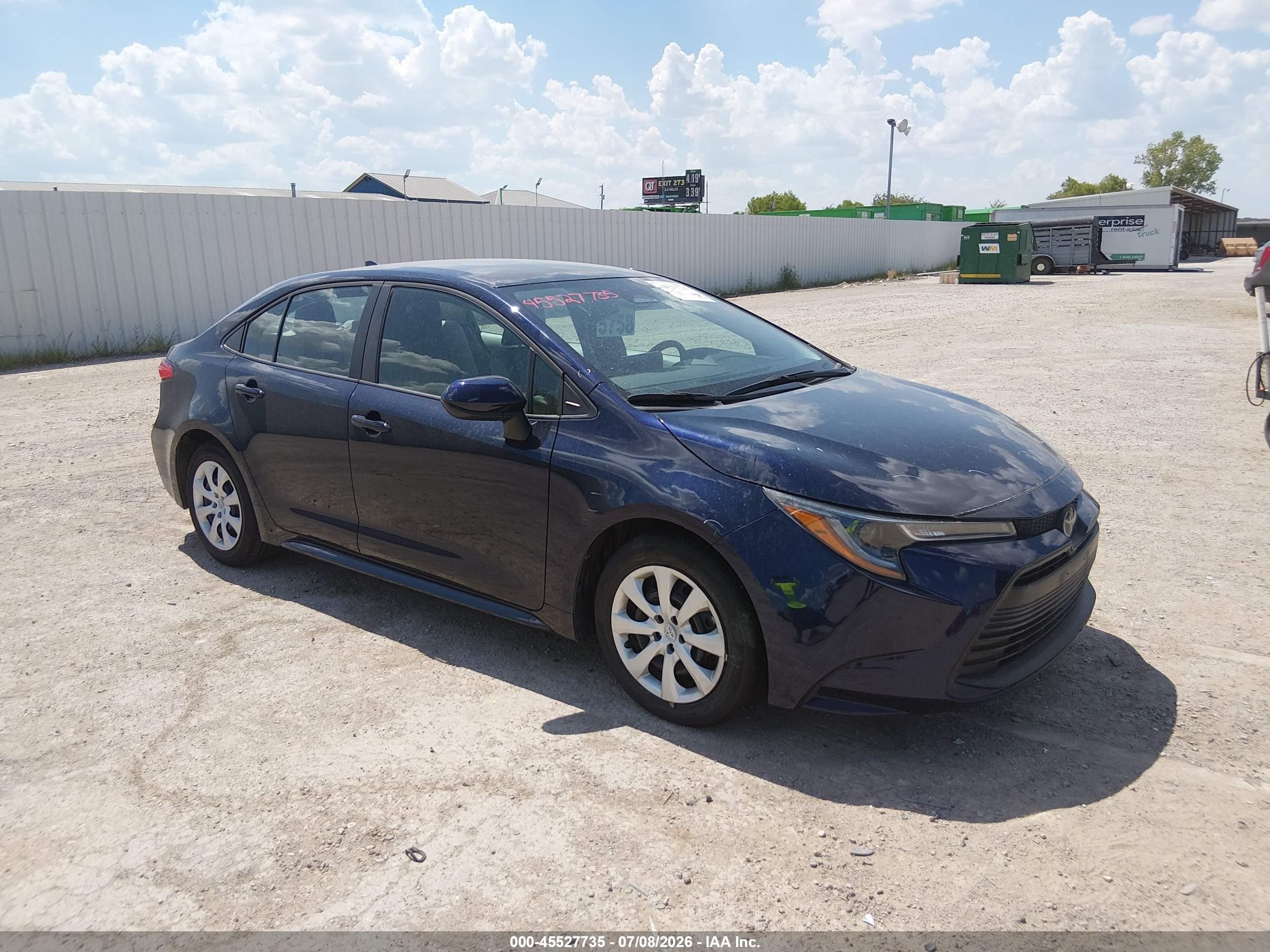 2024 Toyota Corolla LE, VIN 5YFB4MDE2RP125269 — Water / flood