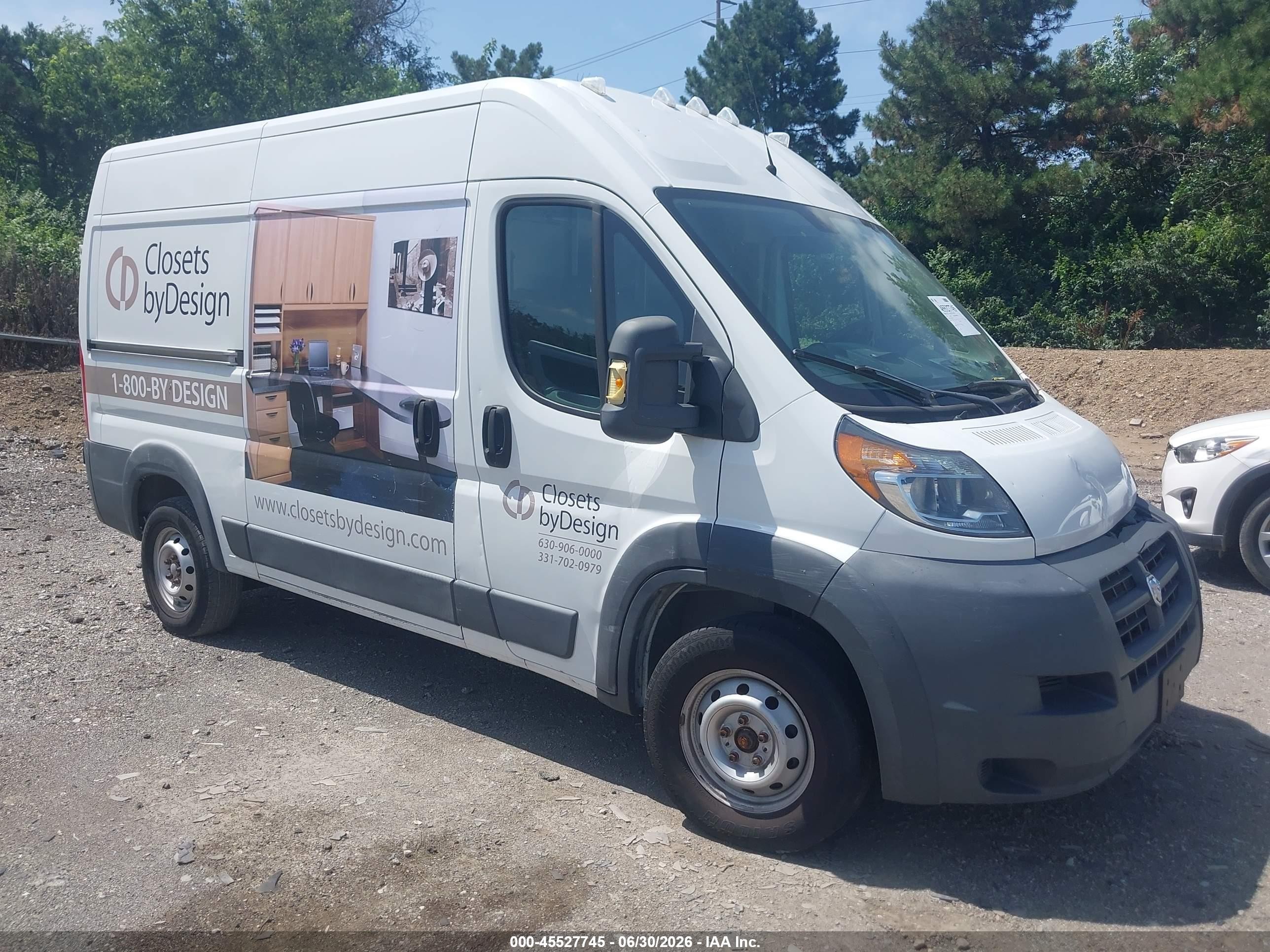 2014 Ram ProMaster Cargo, VIN 3C6TRVBG2EE104196 — Normal wear