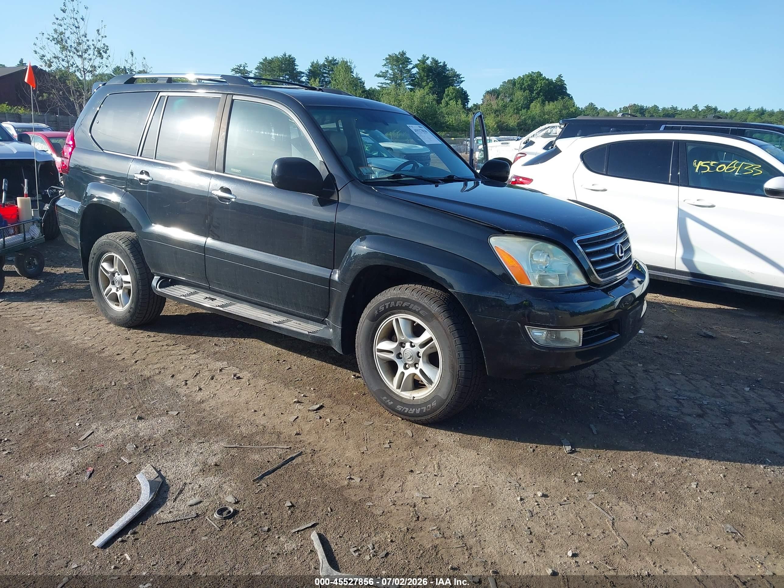2009 Lexus GX 470, VIN JTJBT20X090177019 — Engine fire