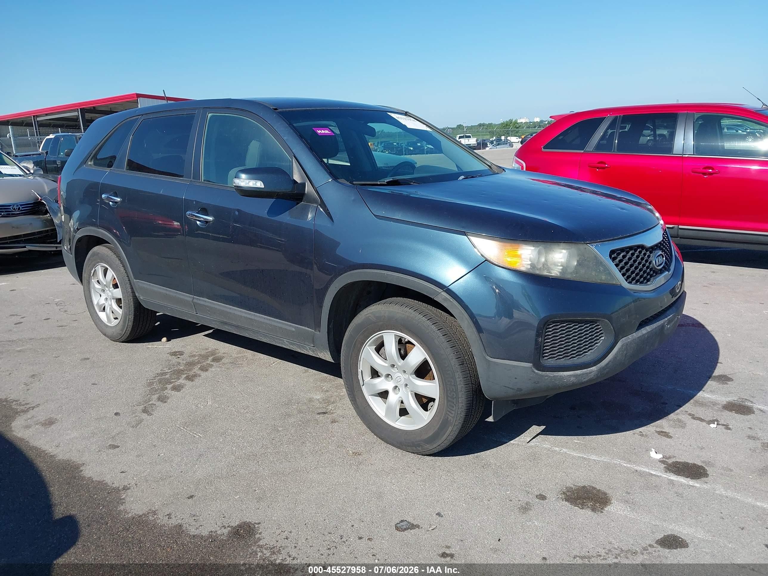 2011 Kia Sorento, VIN 5XYKT3A18BG156602 — Hail