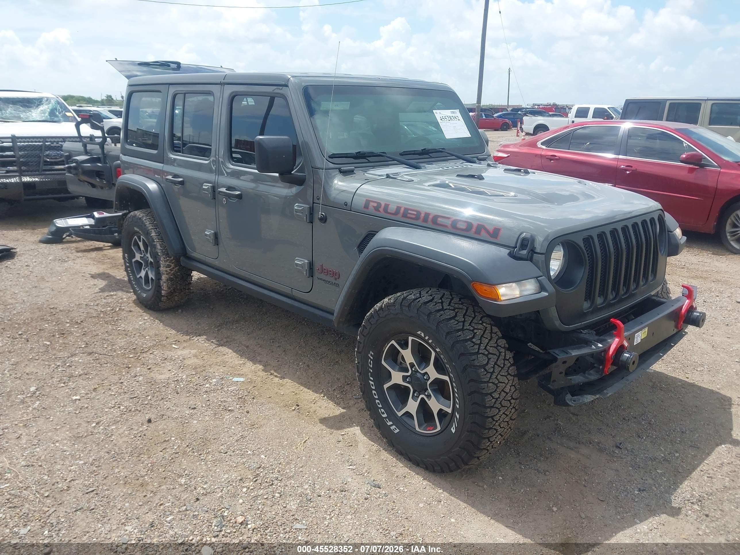 2021 Jeep Wrangler Unlimited Rubicon, VIN 1C4HJXFN1MW747122 — Not stated