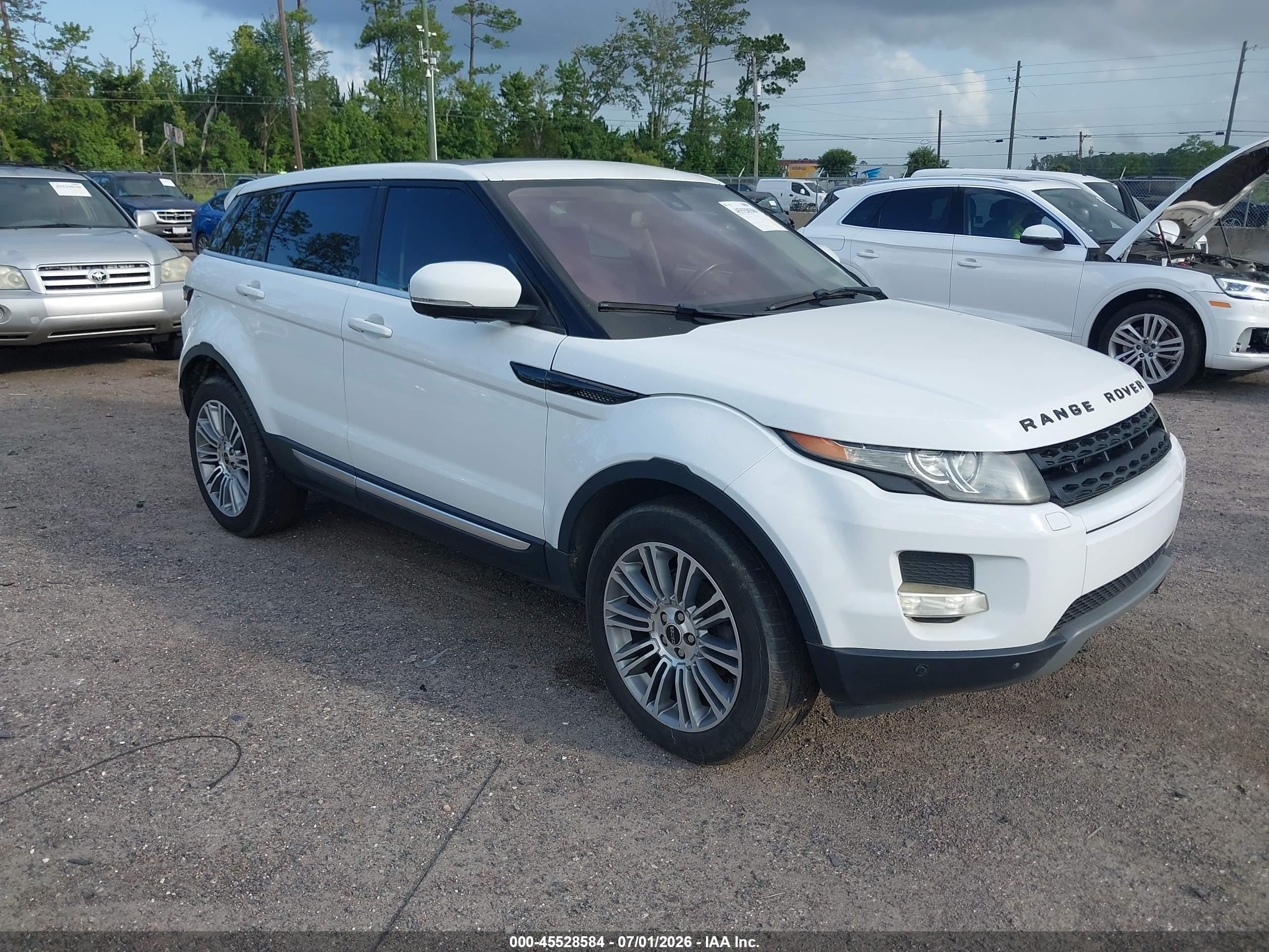 2012 Land Rover Range Rover Evoque Prestige Premium, VIN SALVV2BG4CH656472 — Not stated