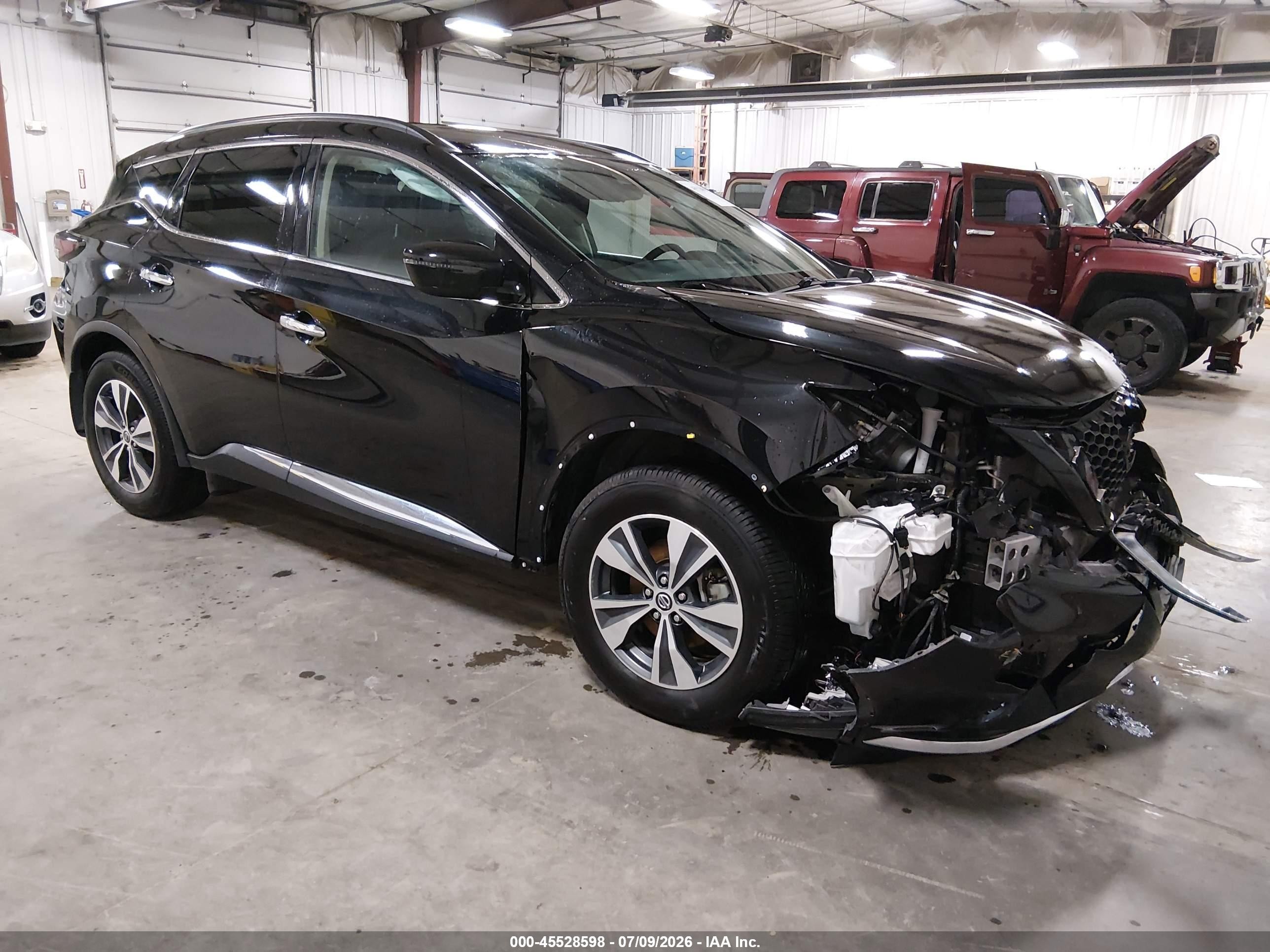 2021 Nissan Murano SV, VIN 5N1AZ2BS9MC103843 — Front end
