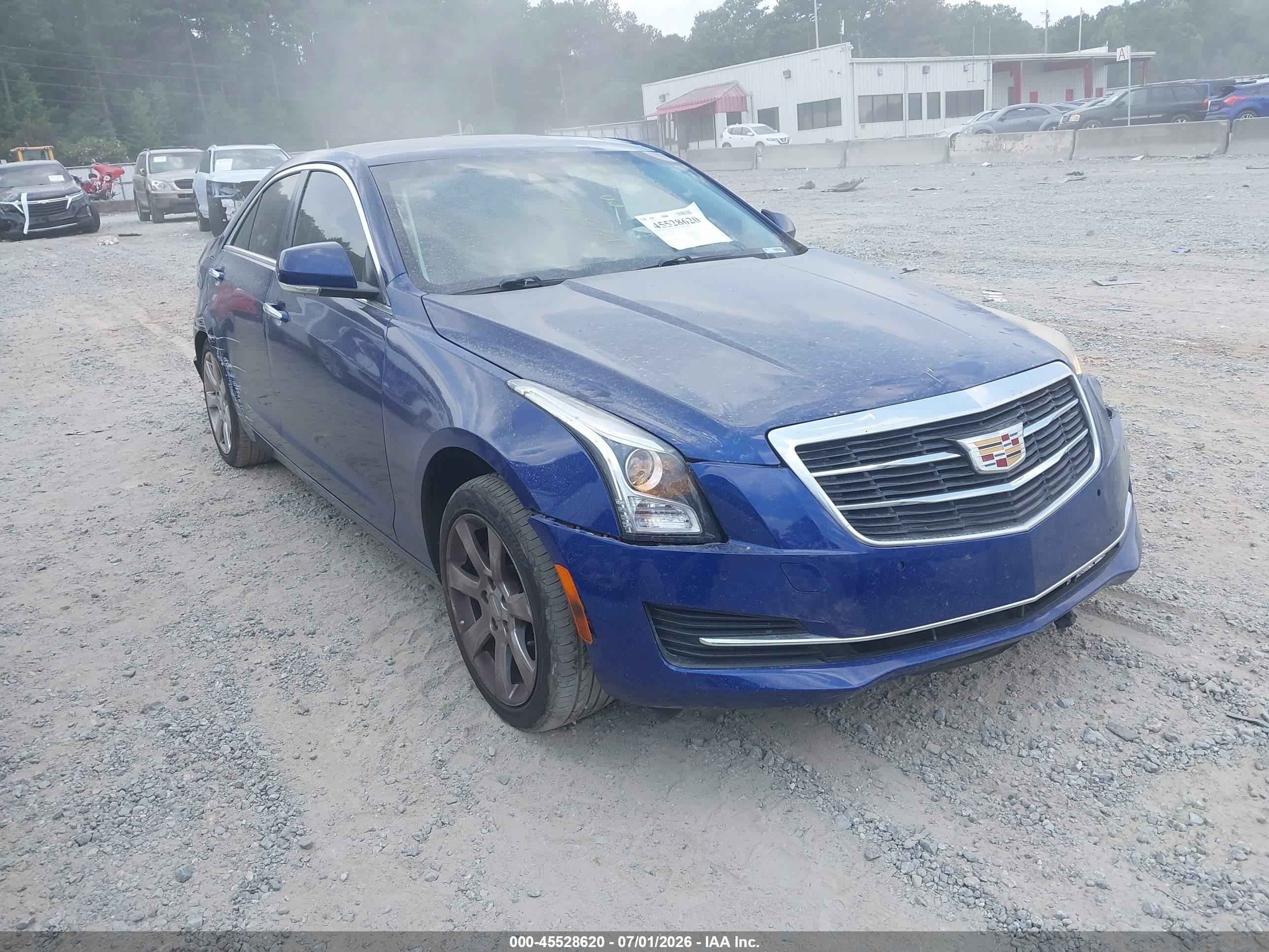 2015 Cadillac ATS Luxury AWD, VIN 1G6AH5SX0F0119540 — Бок