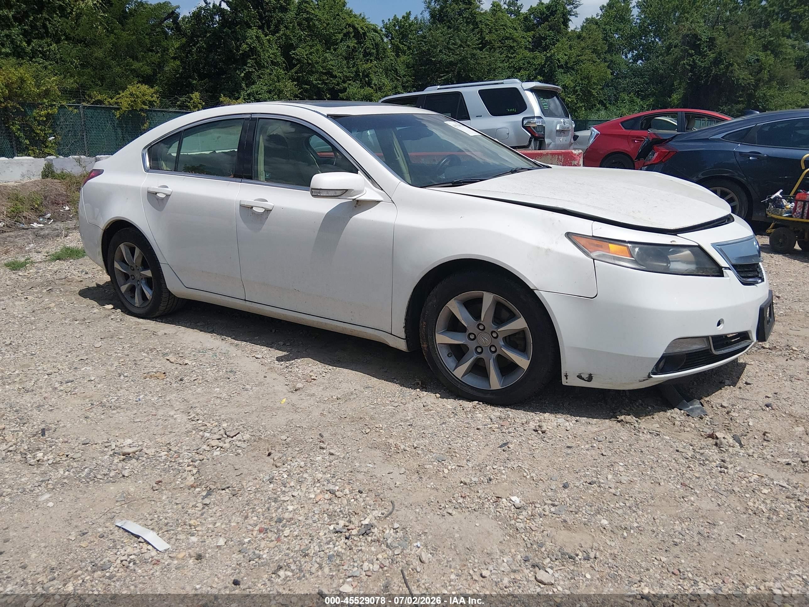 2012 Acura TL Auto, VIN 19UUA8F27CA023149 — Normal wear