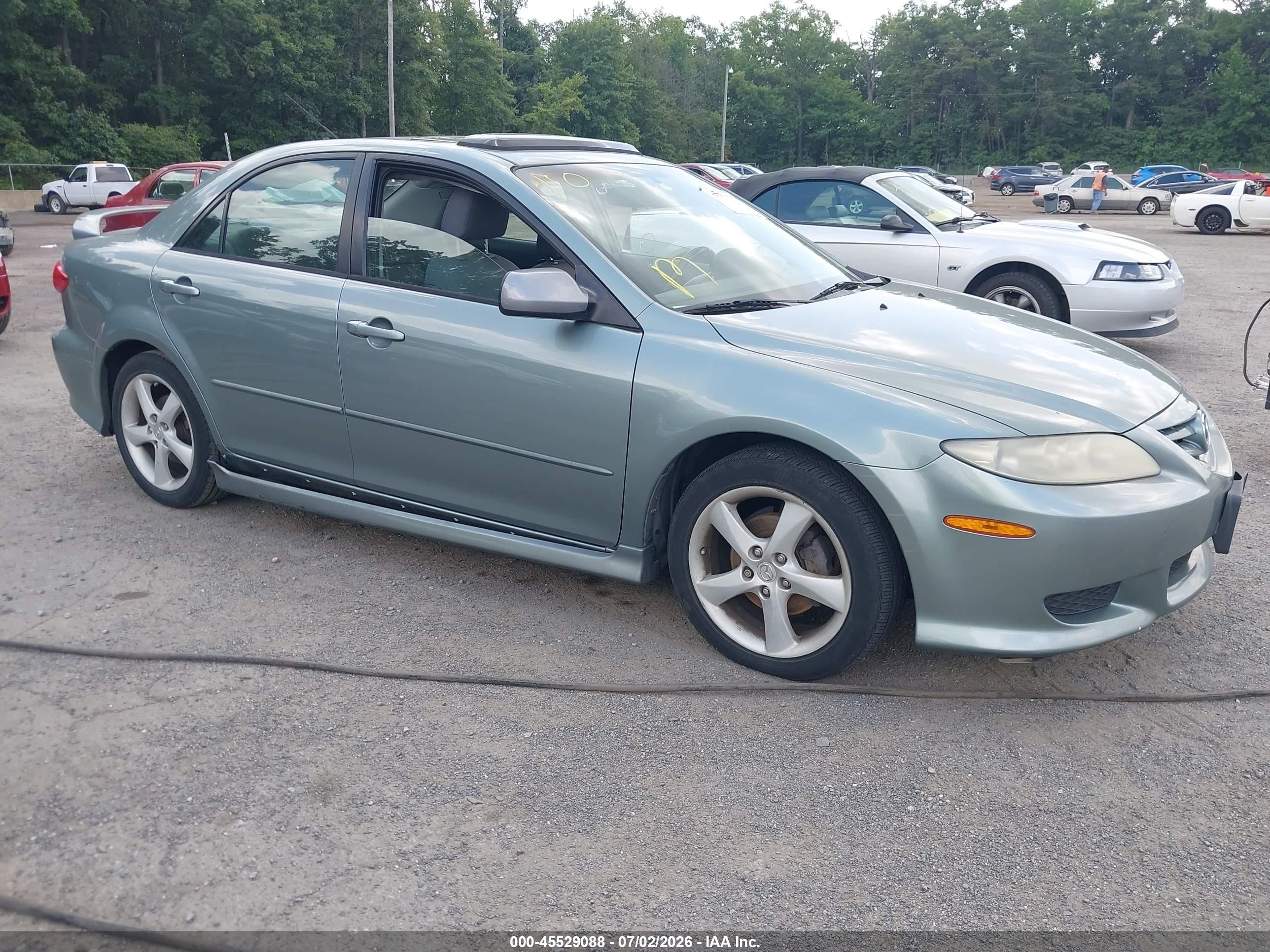 2004 Mazda 6 s, VIN 1YVHP80DX45N24999 — Front end