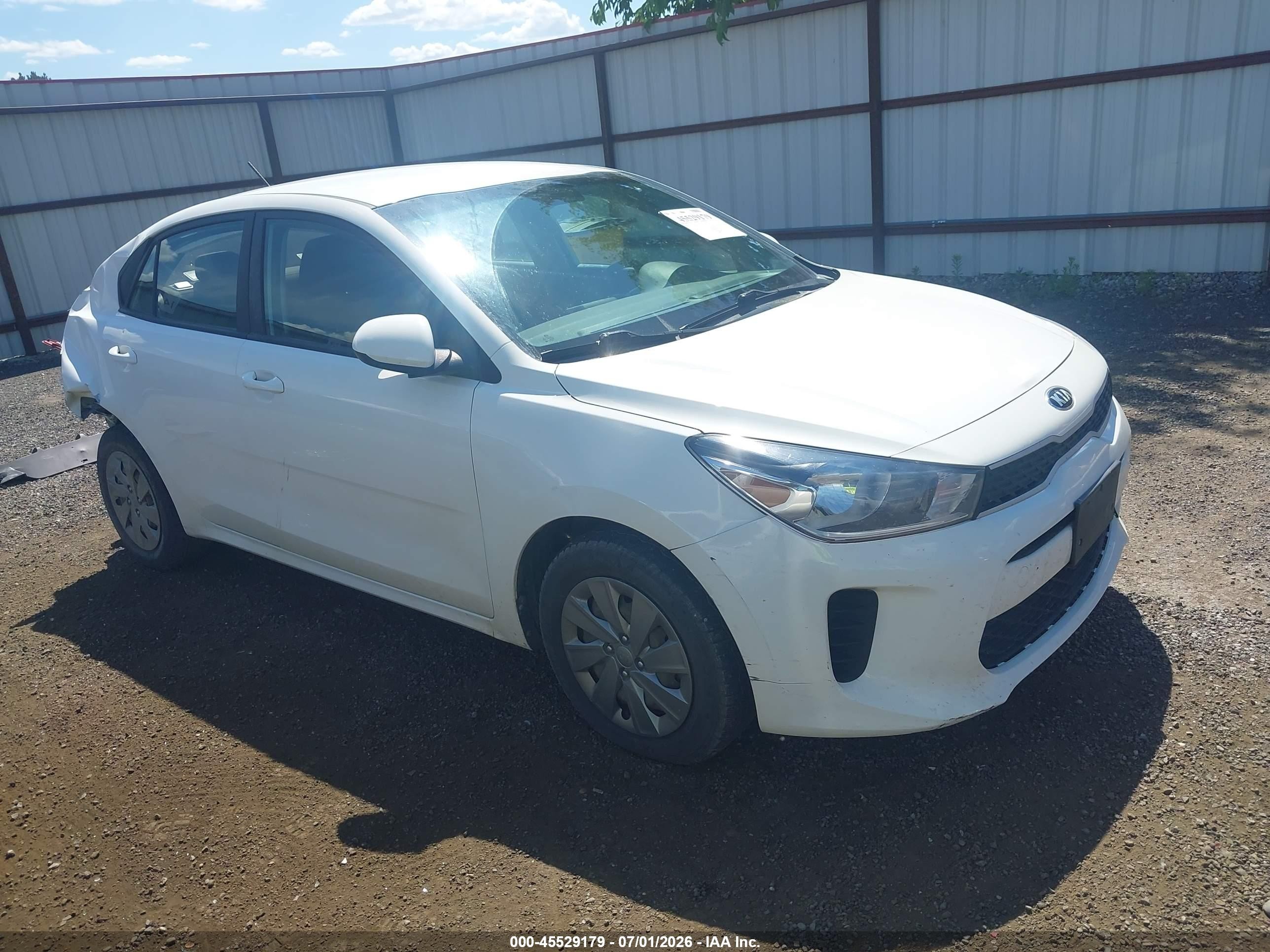 2020 Kia Rio S, VIN 3KPA24AD8LE308262 — Rear end