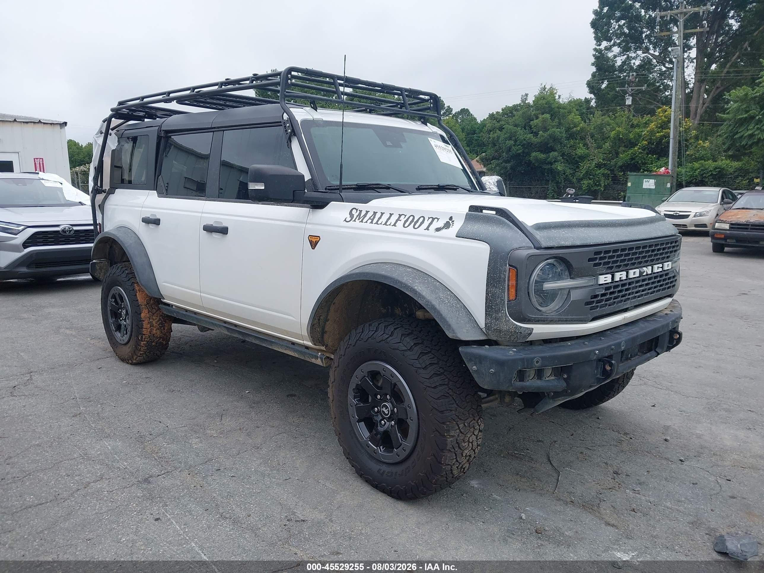 2022 Ford Bronco, VIN 1FMEE5DP4NLB69791 — Front end