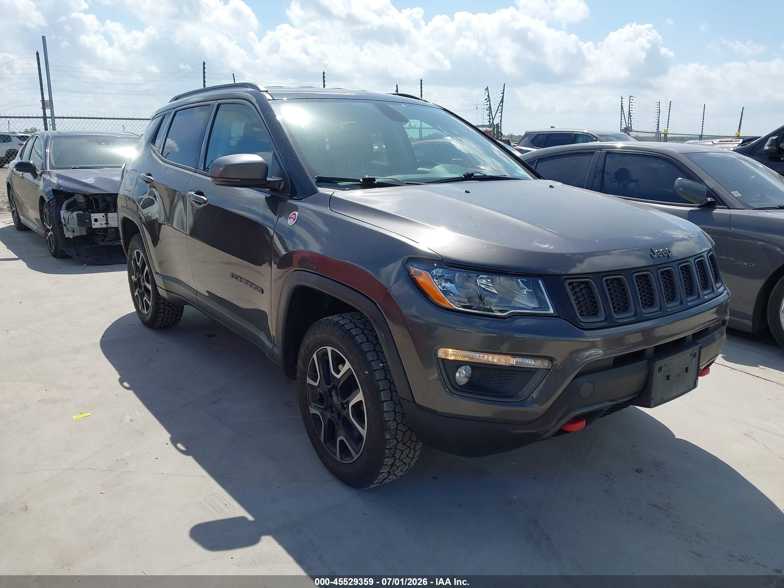 2019 Jeep Compass Trailhawk, VIN 3C4NJDDB3KT721540 — Обычный износ
