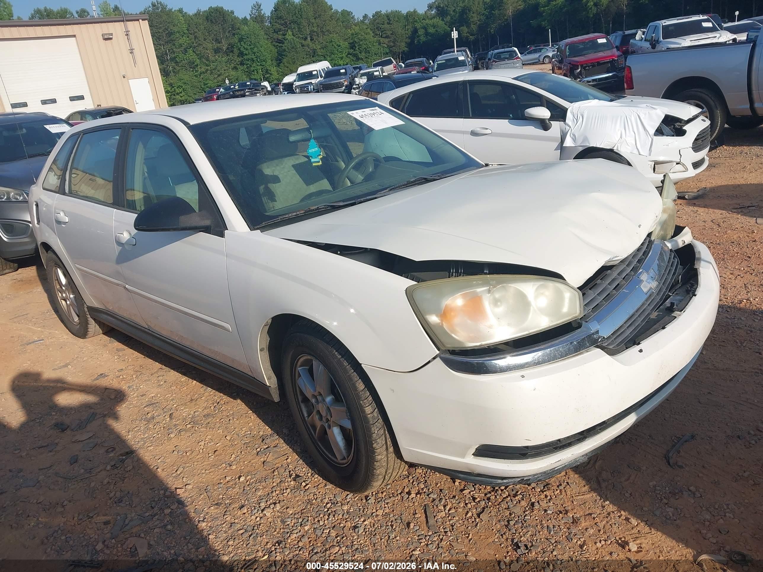 2005 Chevrolet Malibu Maxx LS, VIN 1G1ZT64875F146992 — Front end