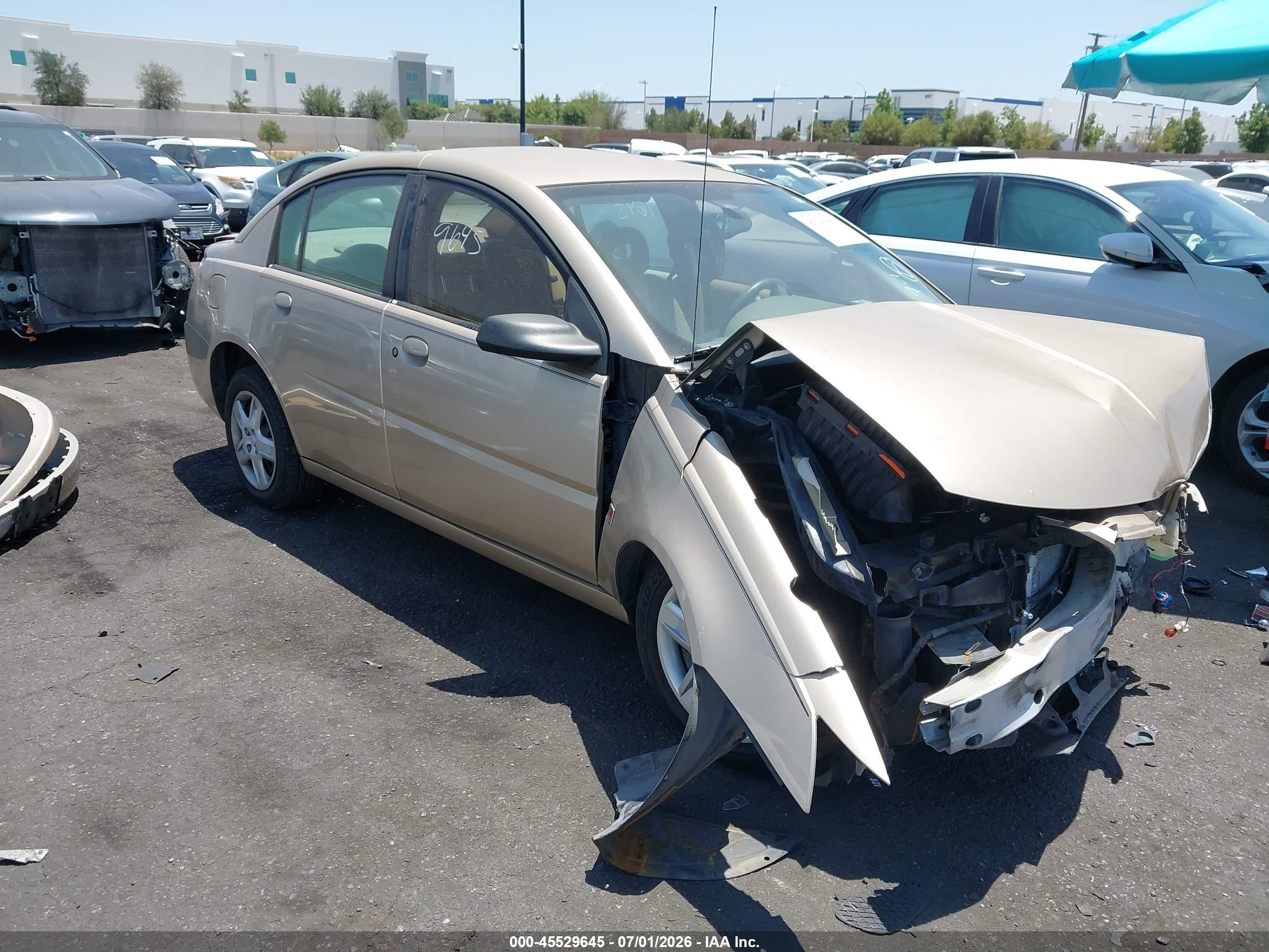 2007 Saturn ION ION 2, VIN 1G8AJ58F67Z193083 — Front end