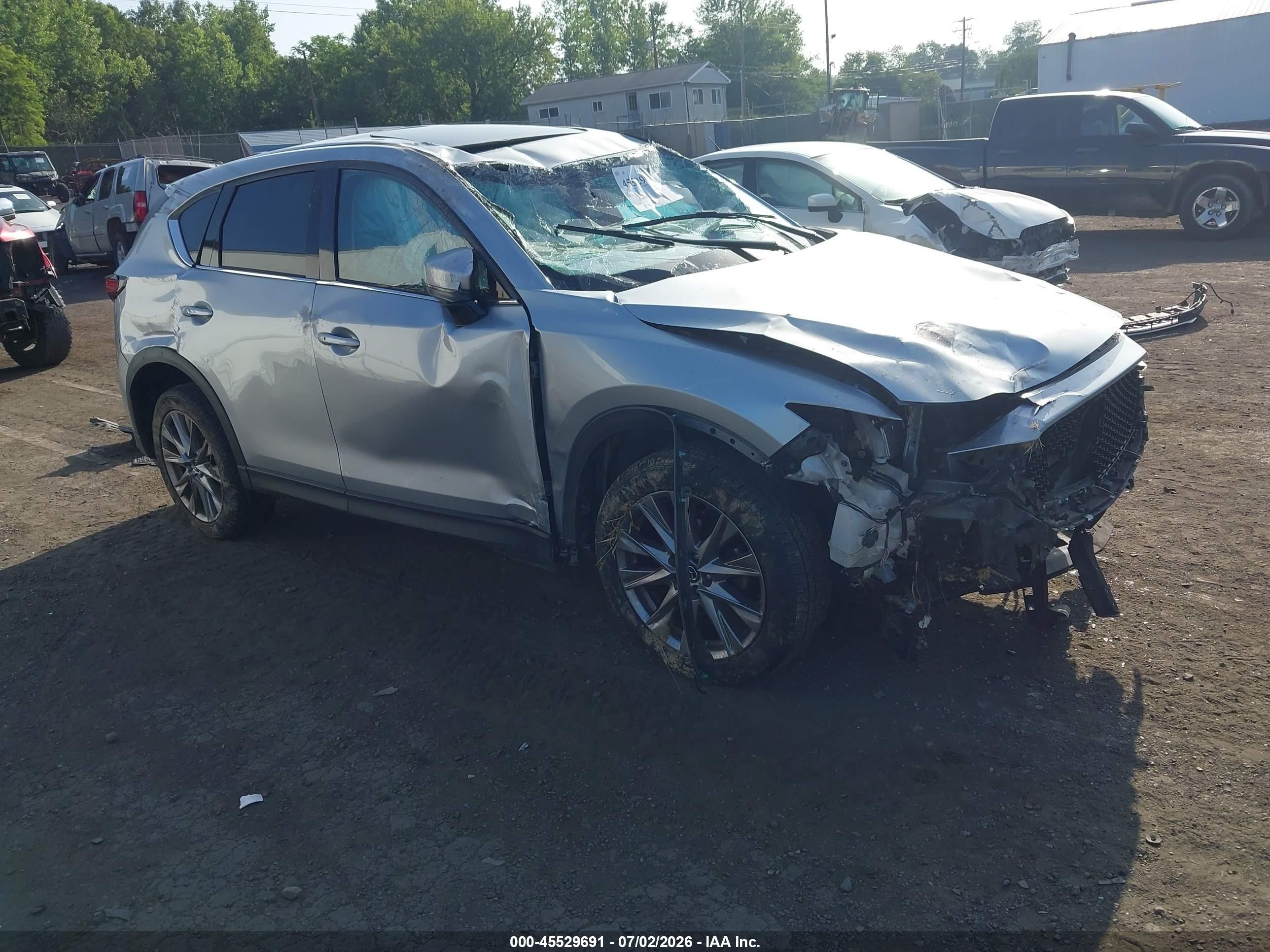 2021 Mazda CX-5 Grand Touring, VIN JM3KFBDM3M0355578 — Rollover