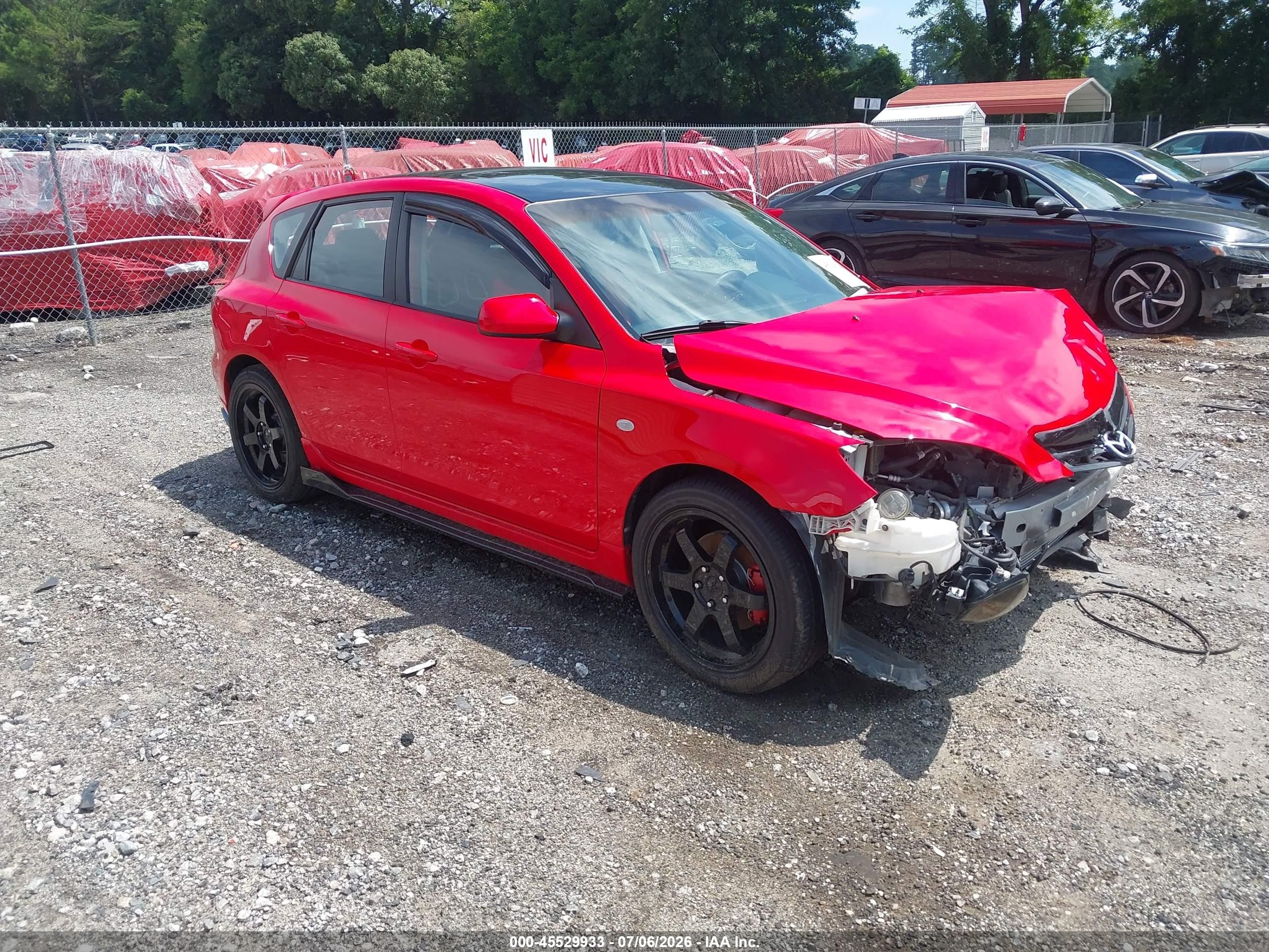 2004 Mazda 3 s, VIN JM1BK143041114240 — Front end