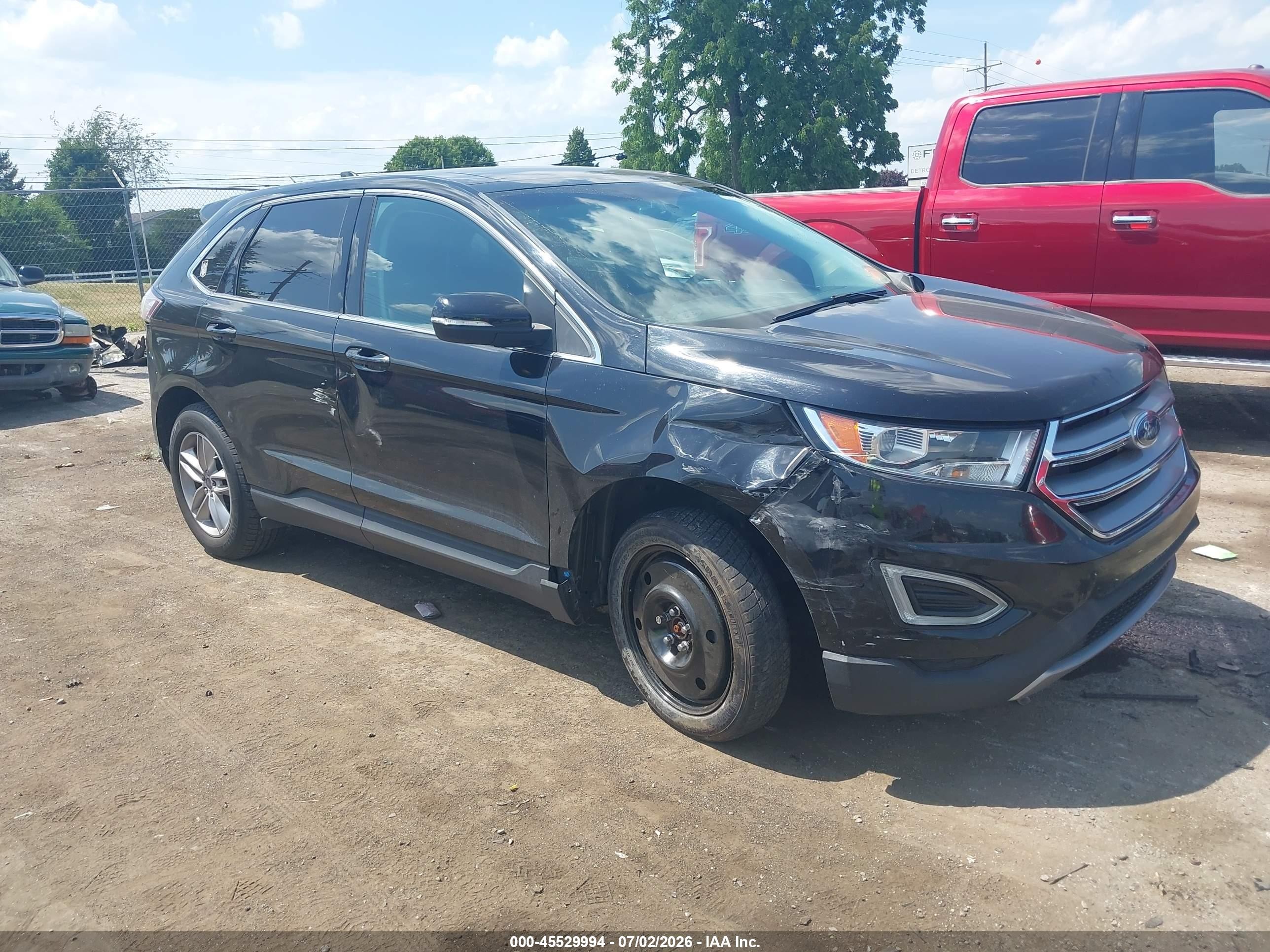 2016 Ford Edge SEL, VIN 2FMPK4J91GBB82440 — Front end