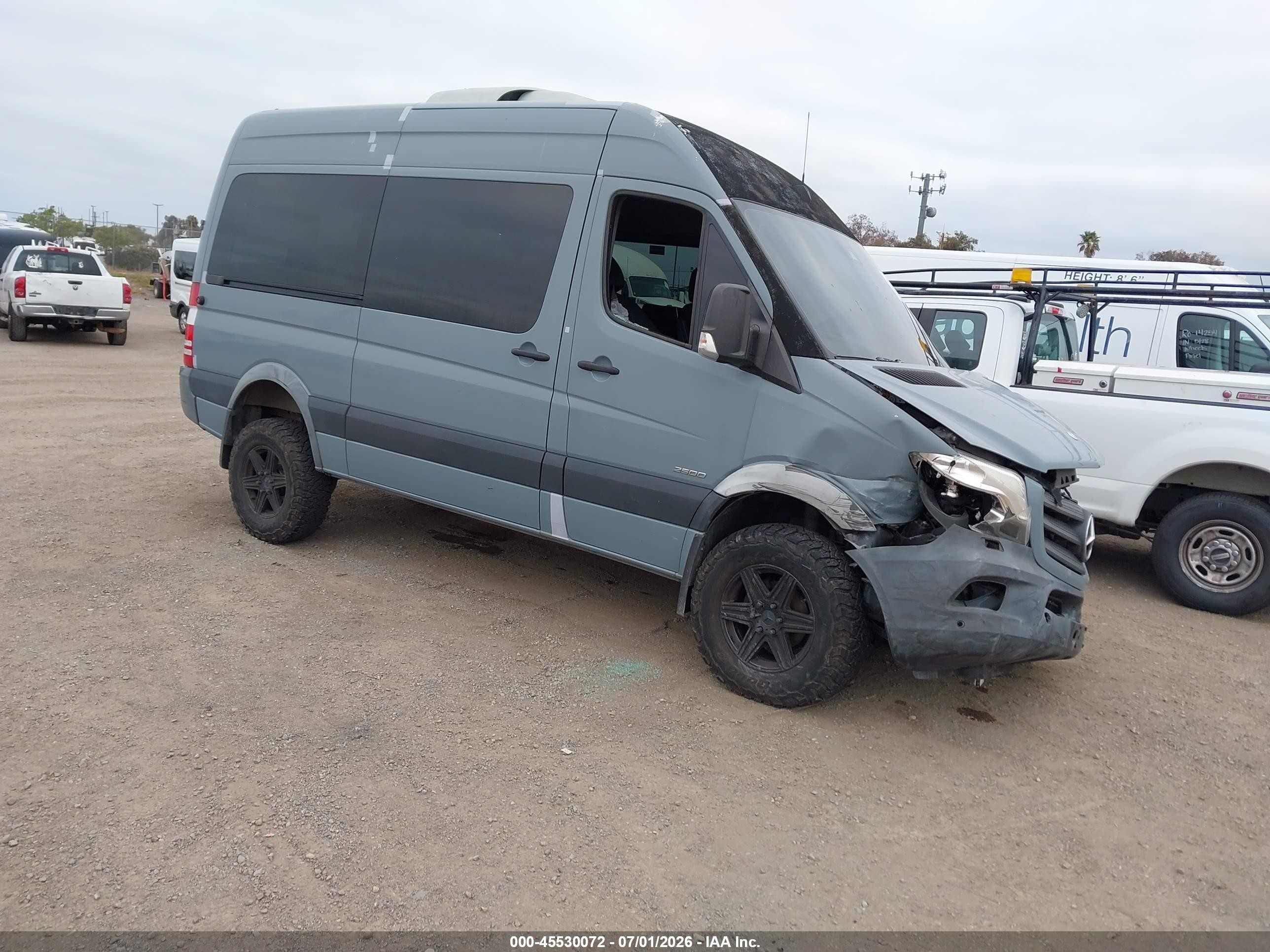 2016 Mercedes-Benz Sprinter, VIN WDZFE7CD9GP182737 — Front end