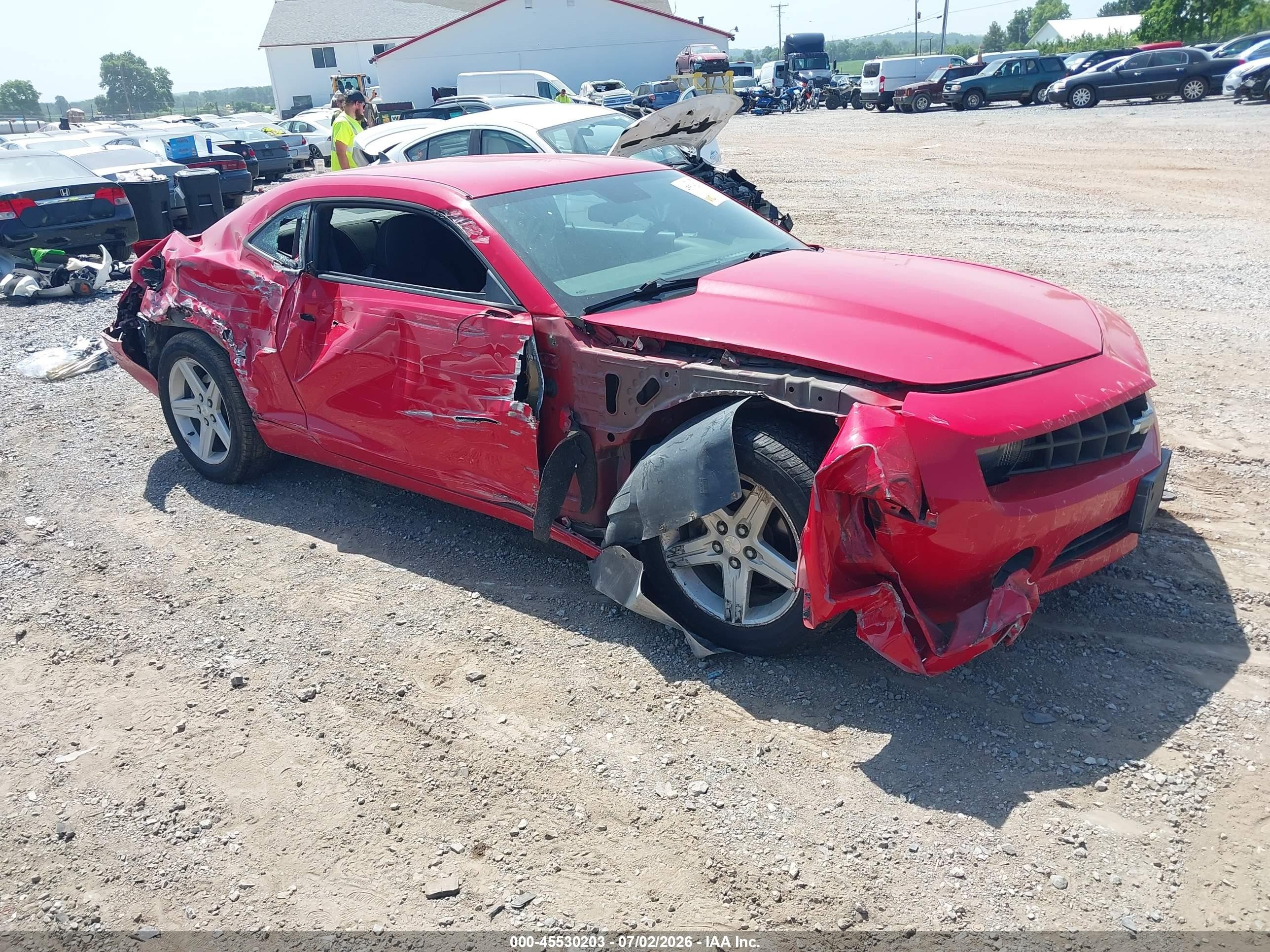 2011 Chevrolet Camaro 1LT, VIN 2G1FB1ED3B9112248 — Side