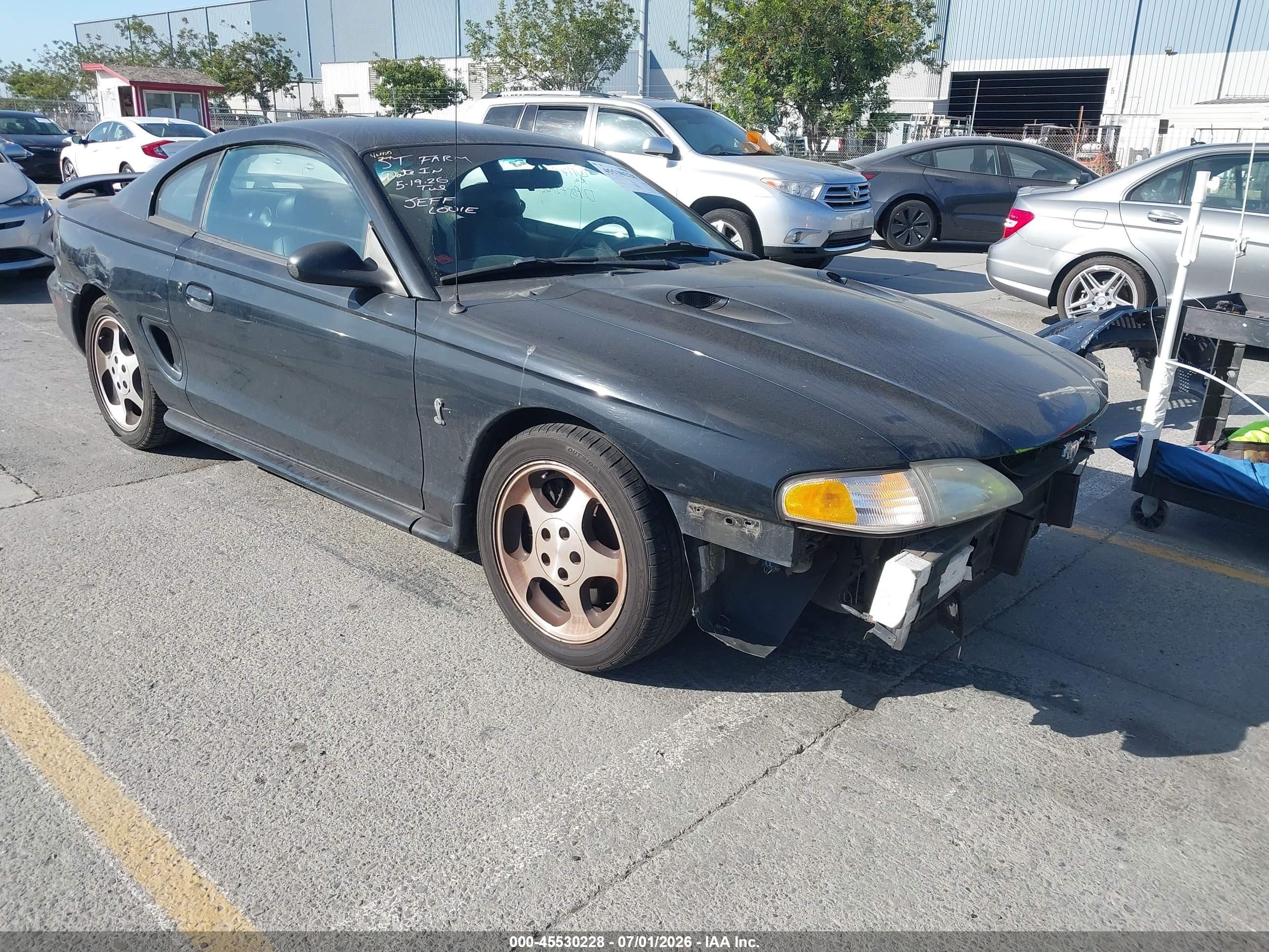 1996 Ford Mustang Cobra, VIN 1FALP47VXTF137911 — Front end